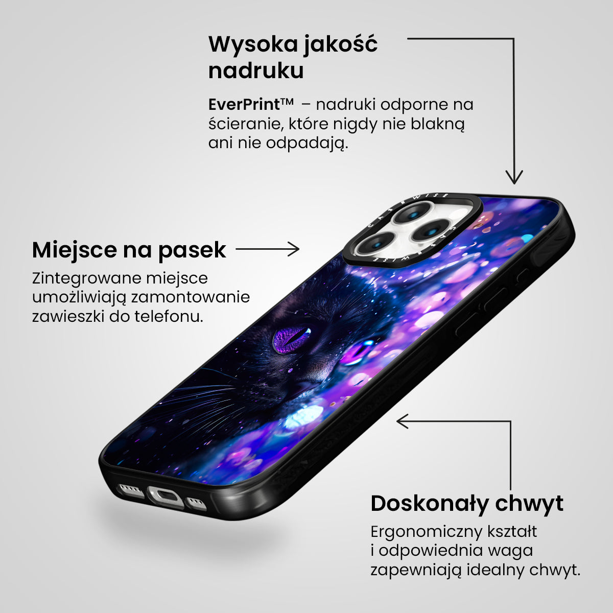 Purple Night Cat - Etui