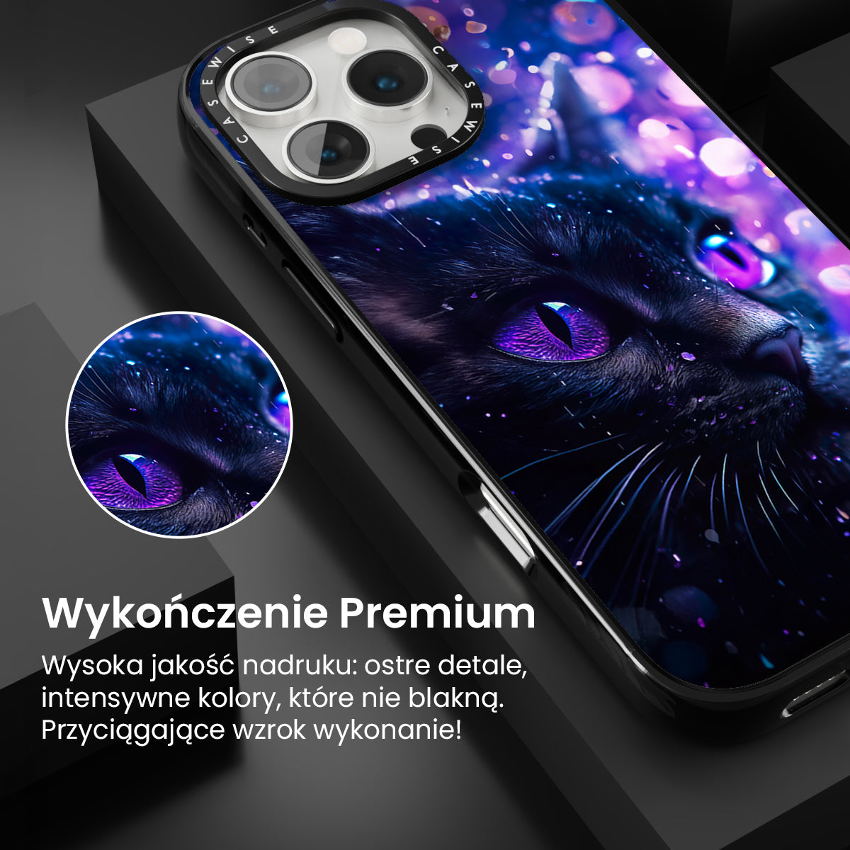 Purple Night Cat - Etui