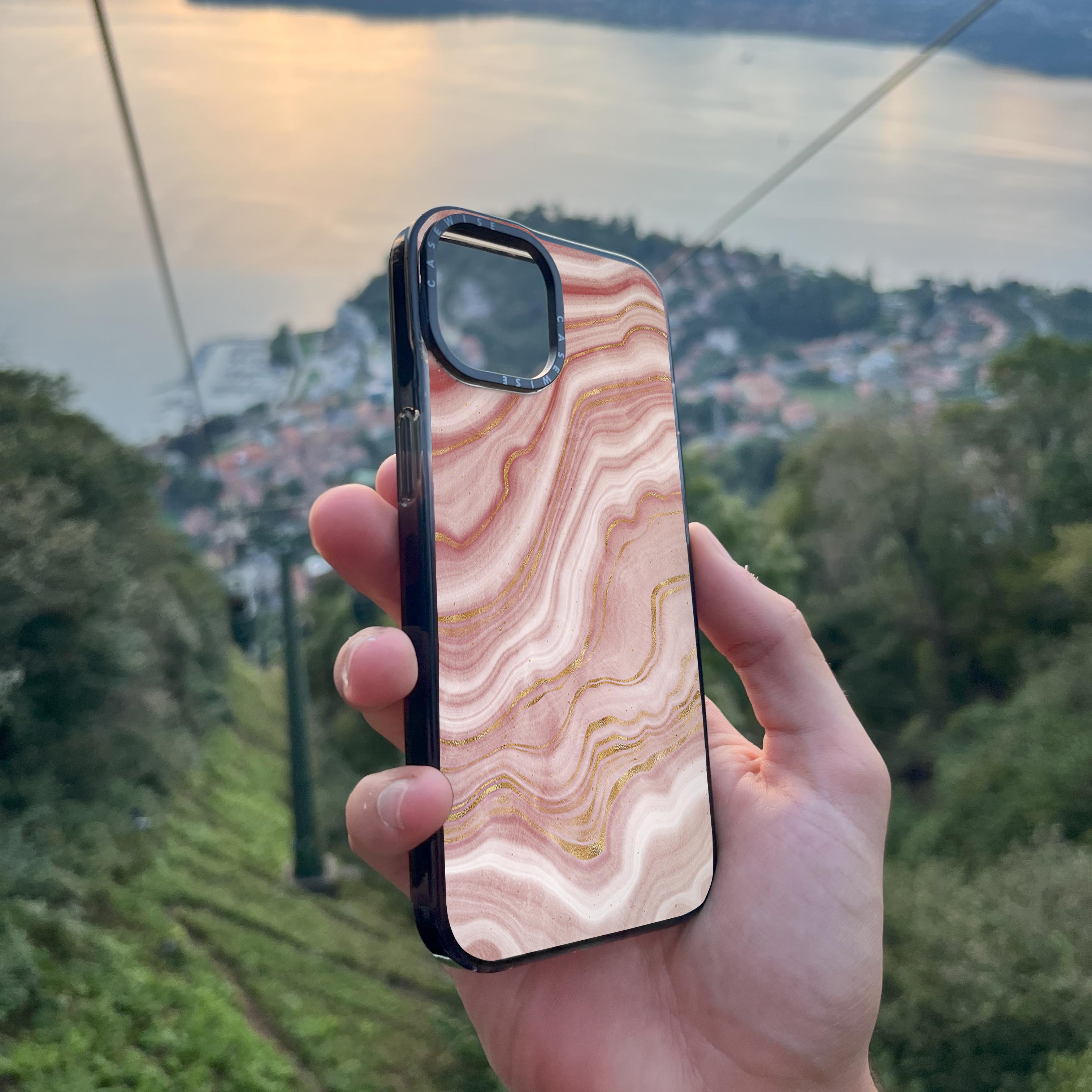 Pink Agate Texture 09 - Etui