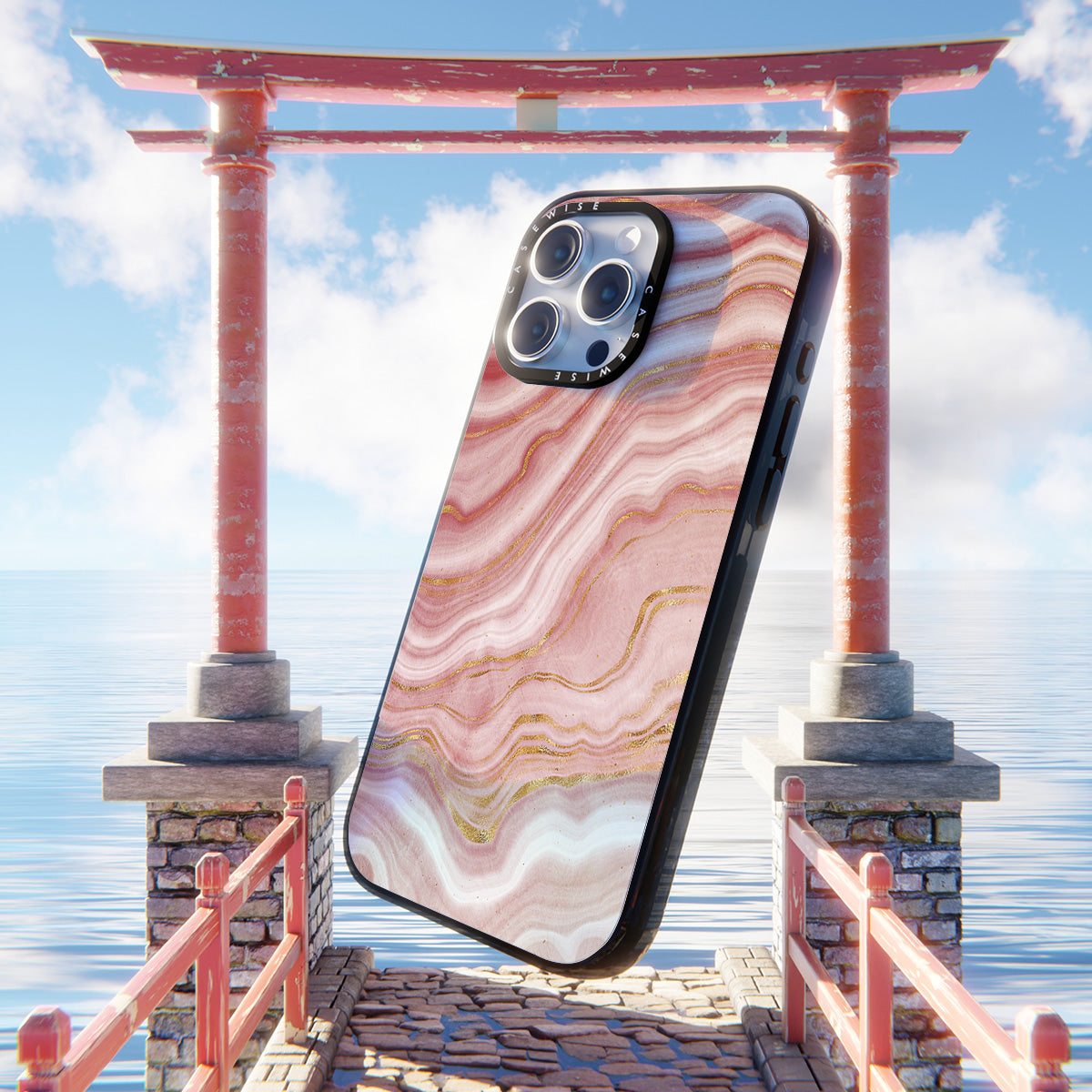 Pink Agate Texture 09 - Etui