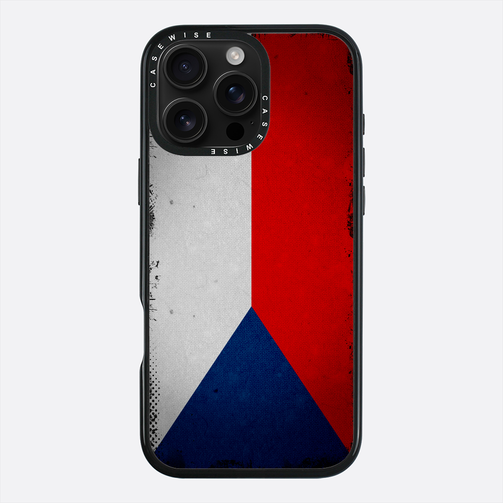 Flaga grunge Republiki Czeskiej - Etui