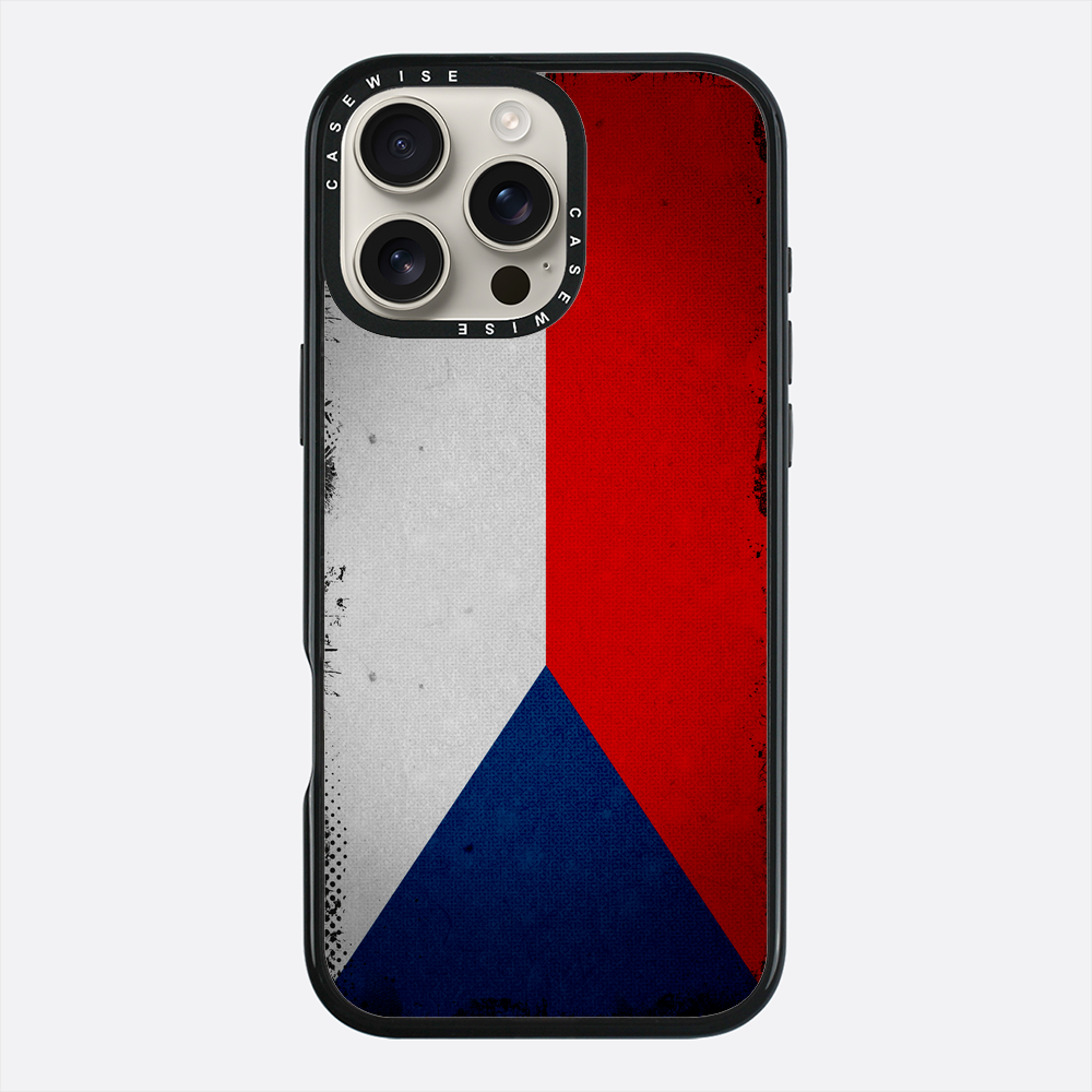 Flaga grunge Republiki Czeskiej - Etui
