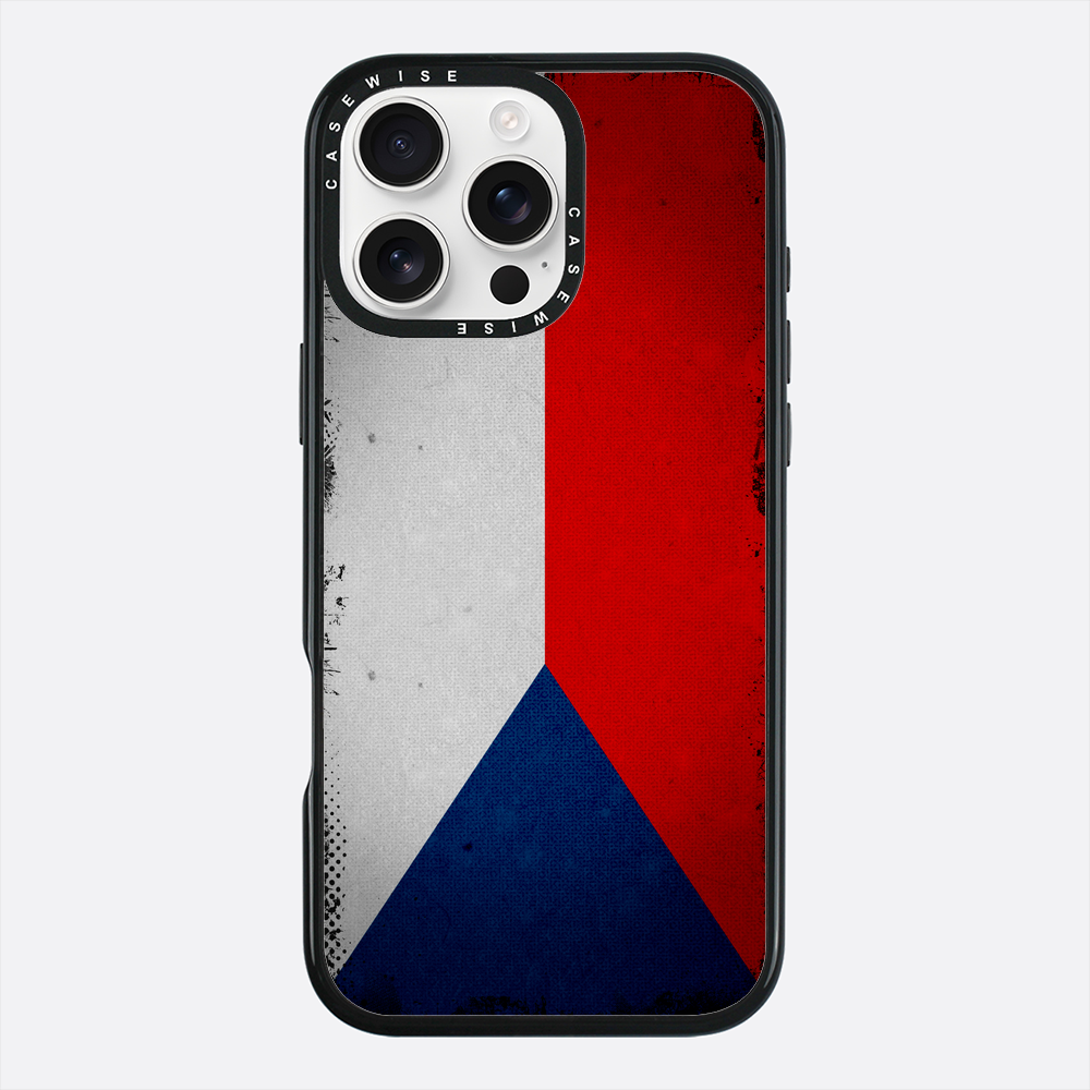Flaga grunge Republiki Czeskiej - Etui