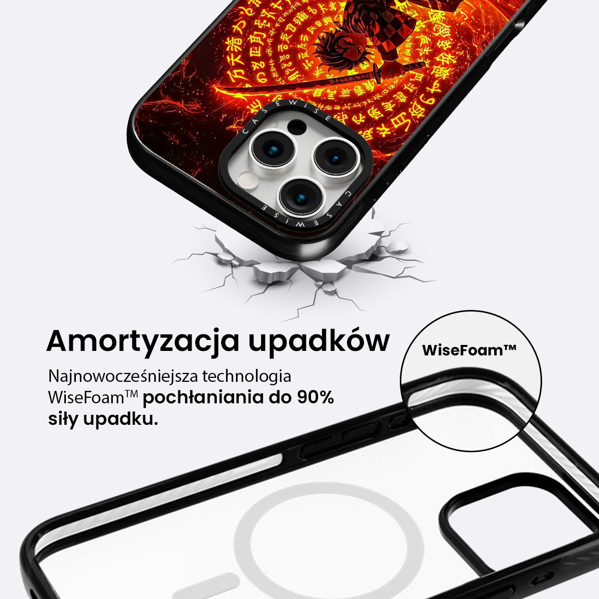Tanjiro w Płomiennej Technice Oddechu - Etui