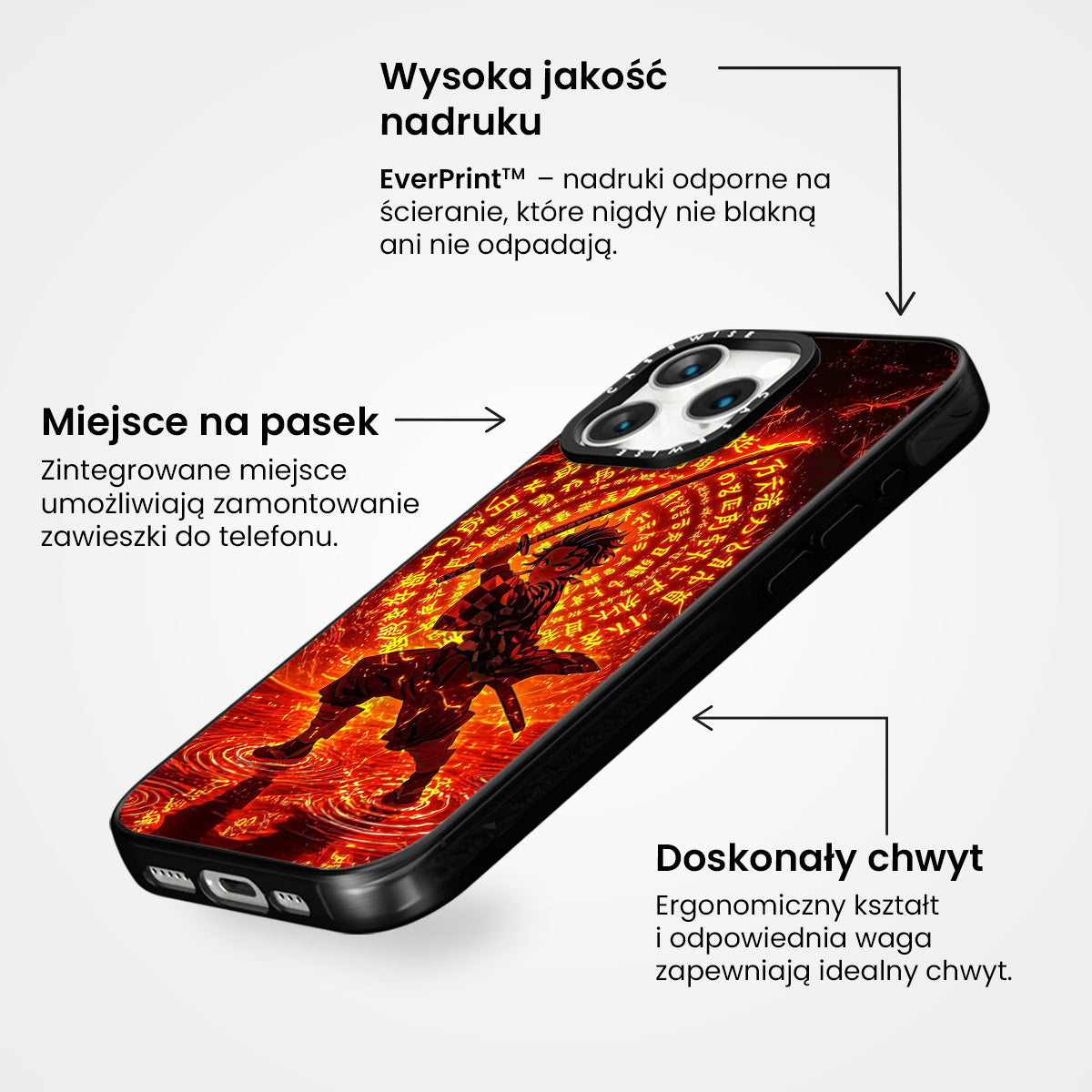 Tanjiro w Płomiennej Technice Oddechu - Etui