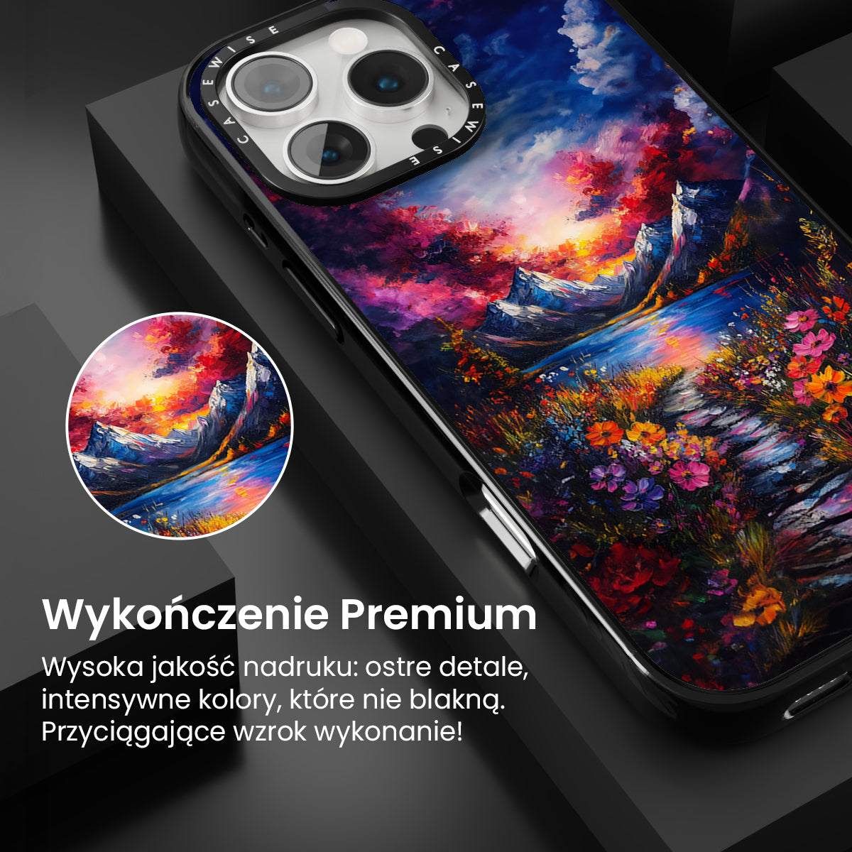 Floral Nature Mountains - Etui