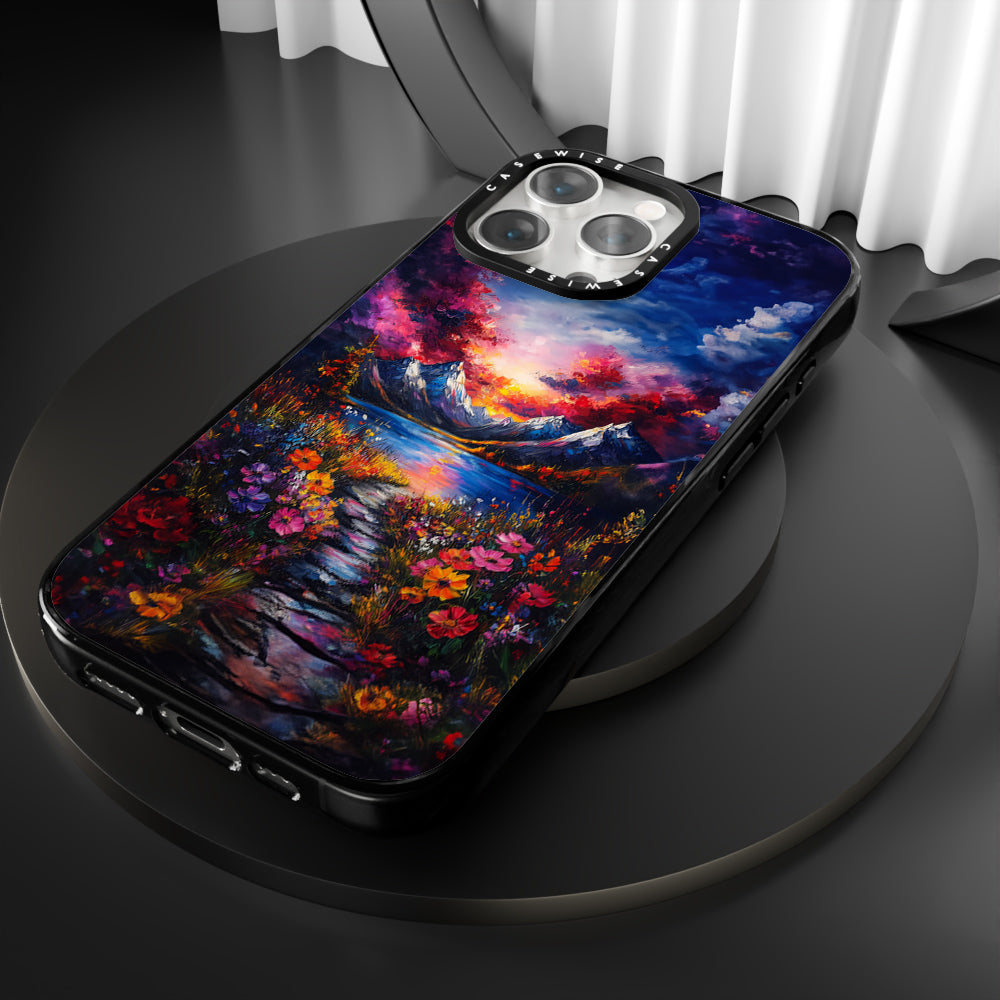 Floral Nature Mountains - Etui