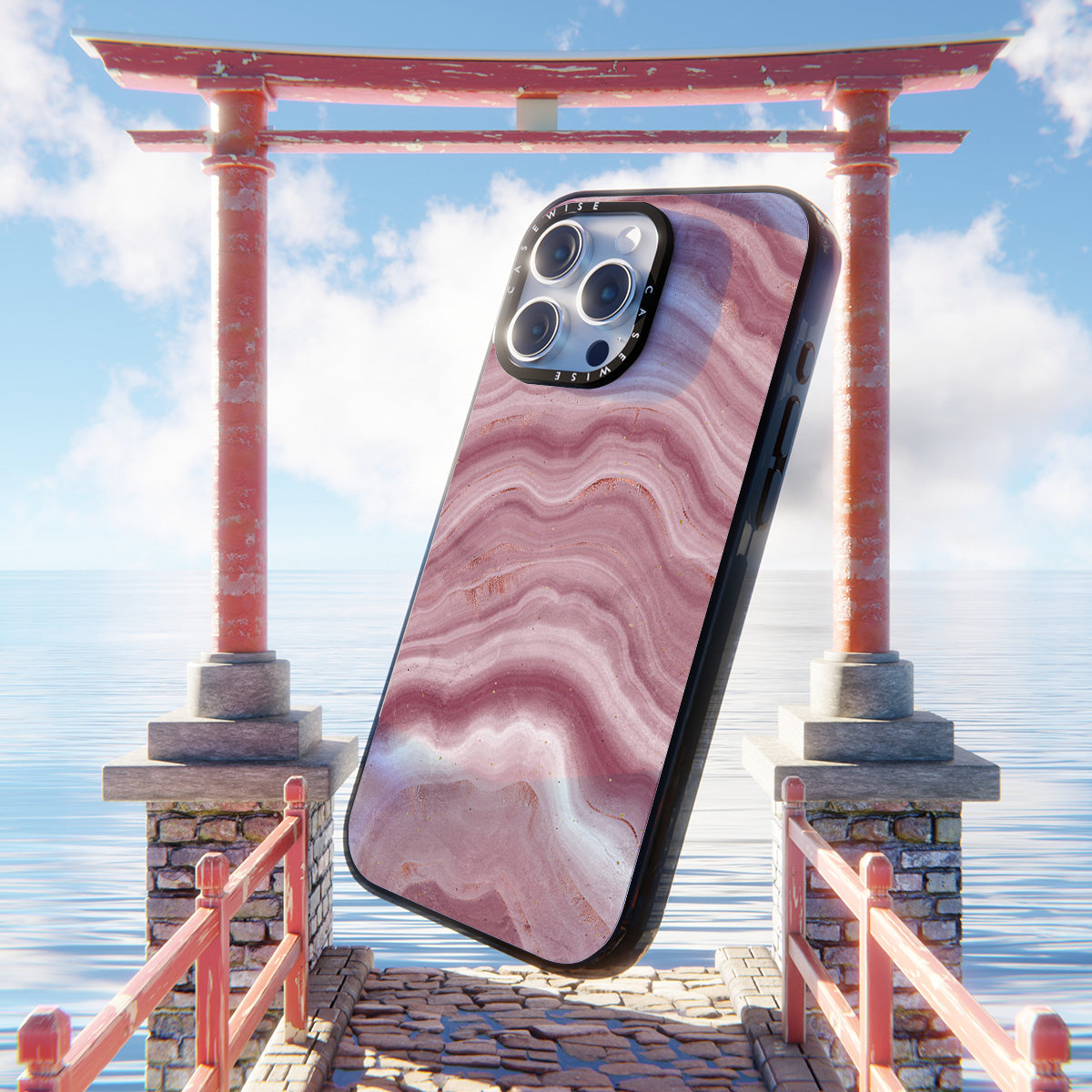 Pink Agate Texture 08 - Etui