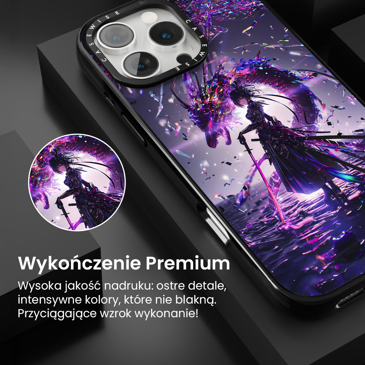 Purple Dragon Lady - Etui