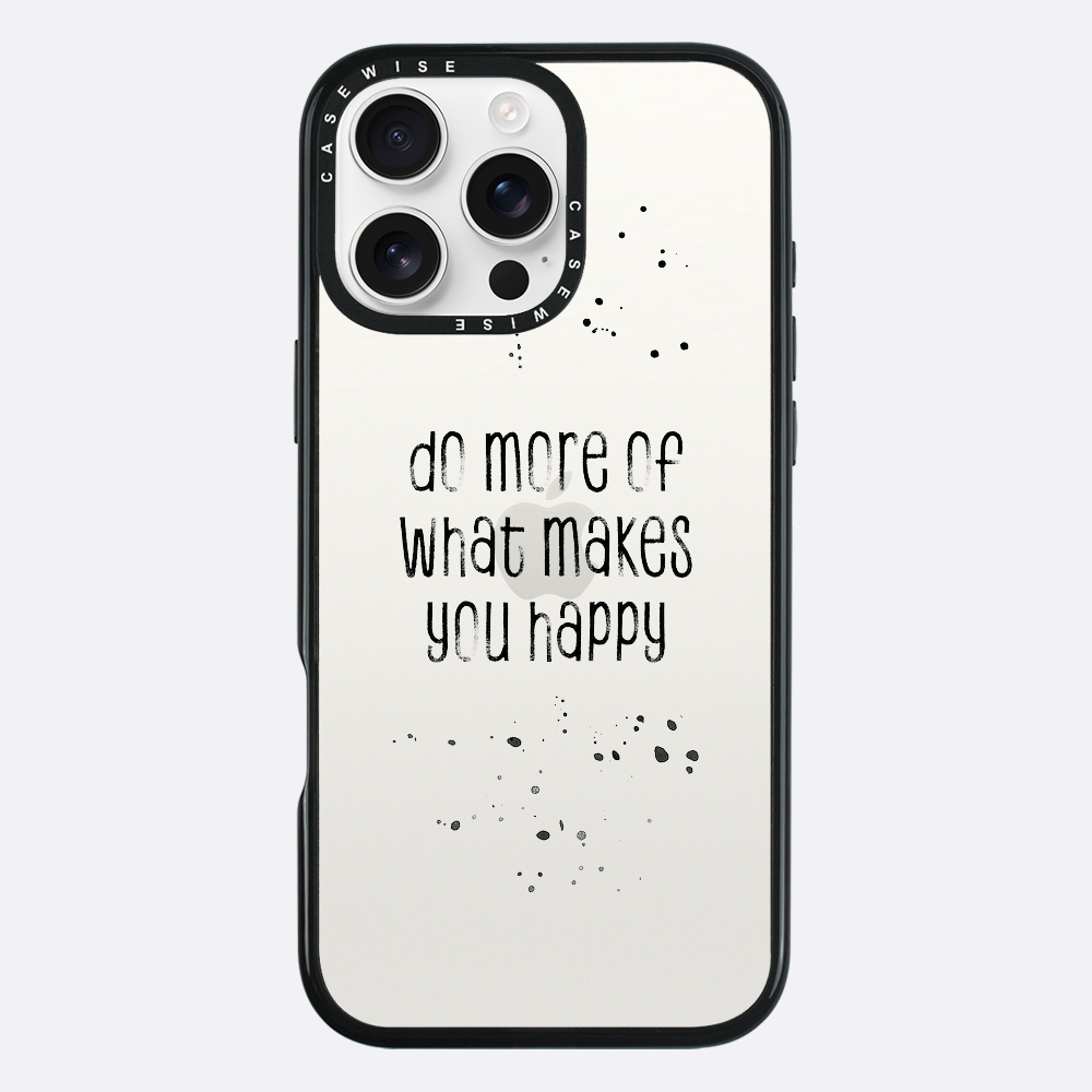 TEXT ART Do more of what makes you happy - Etui