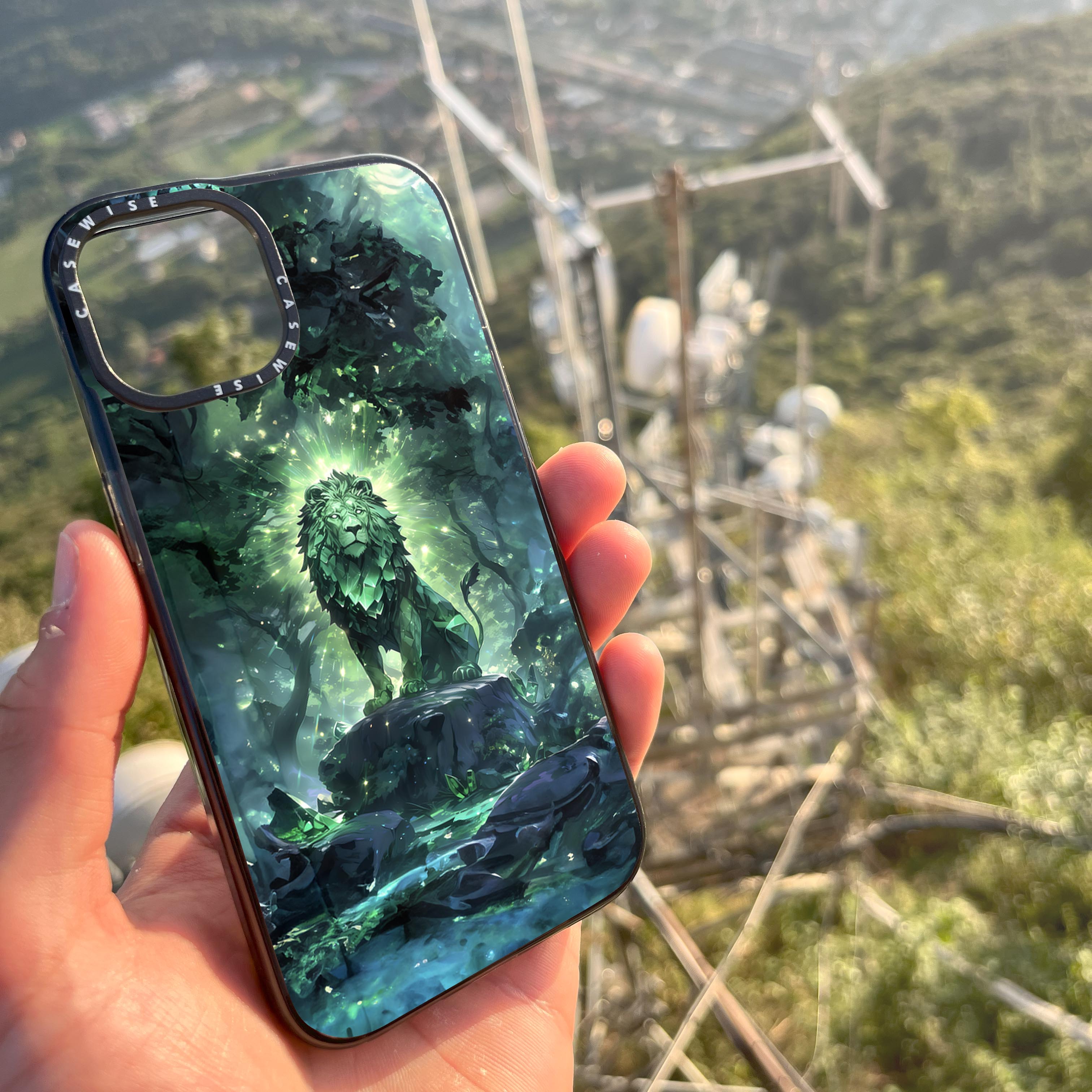 Emerald Lightning Lion - Etui