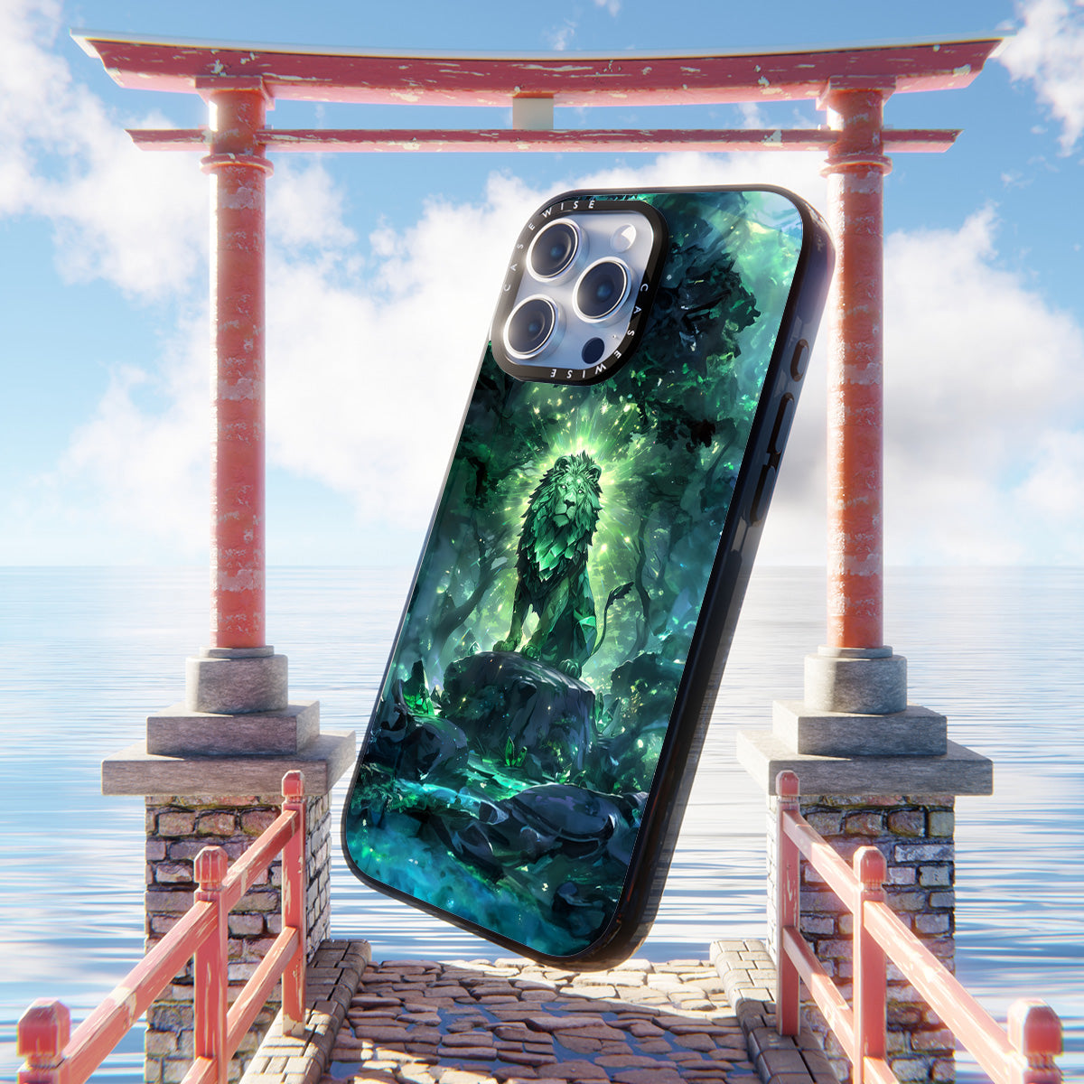 Emerald Lightning Lion - Etui