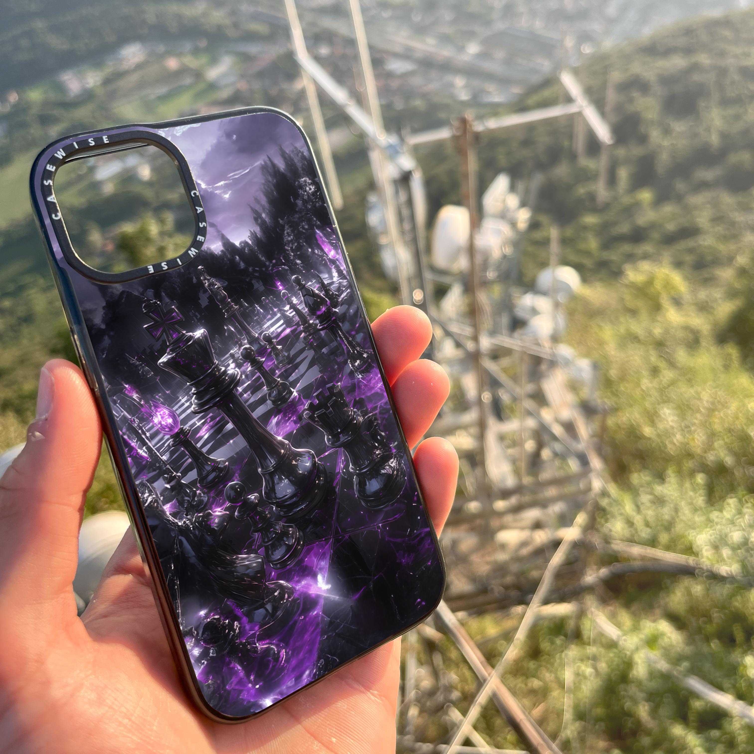 Purple Chess Midnight - Etui