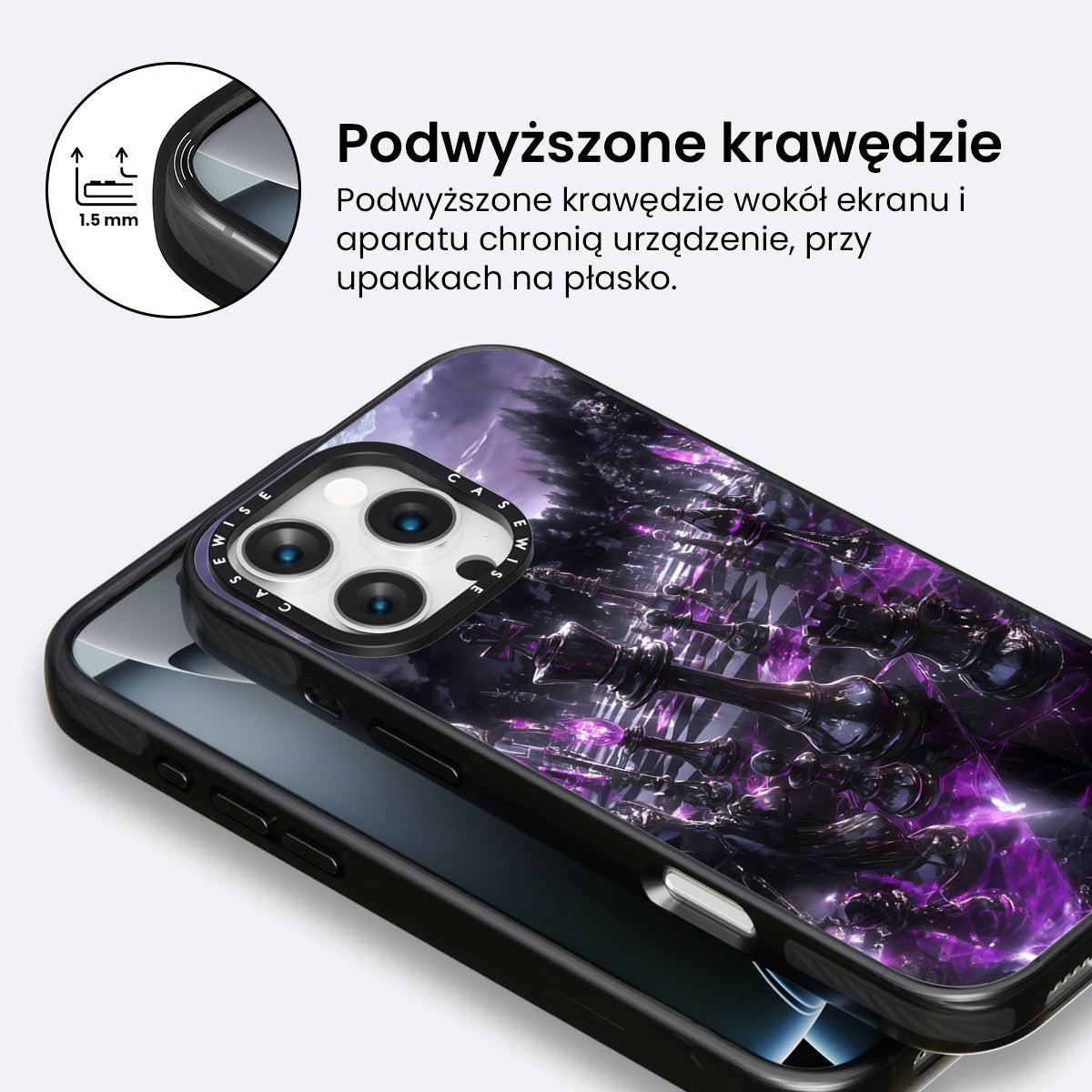 Purple Chess Midnight - Etui