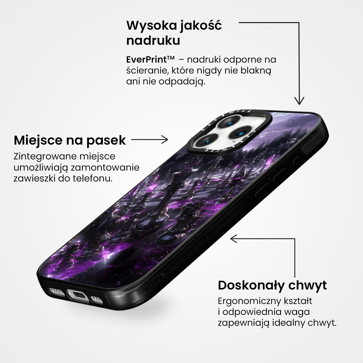 Purple Chess Midnight - Etui