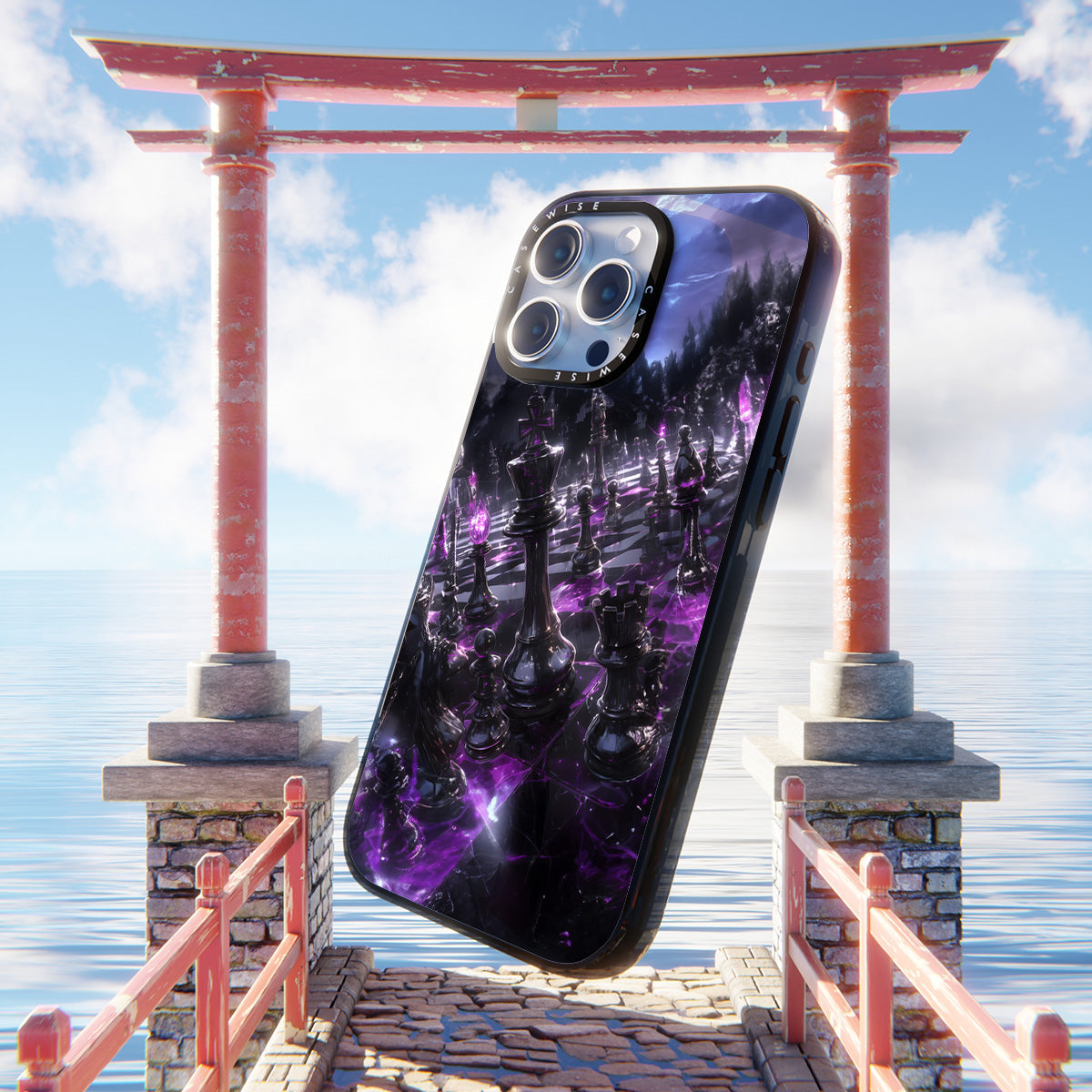 Purple Chess Midnight - Etui