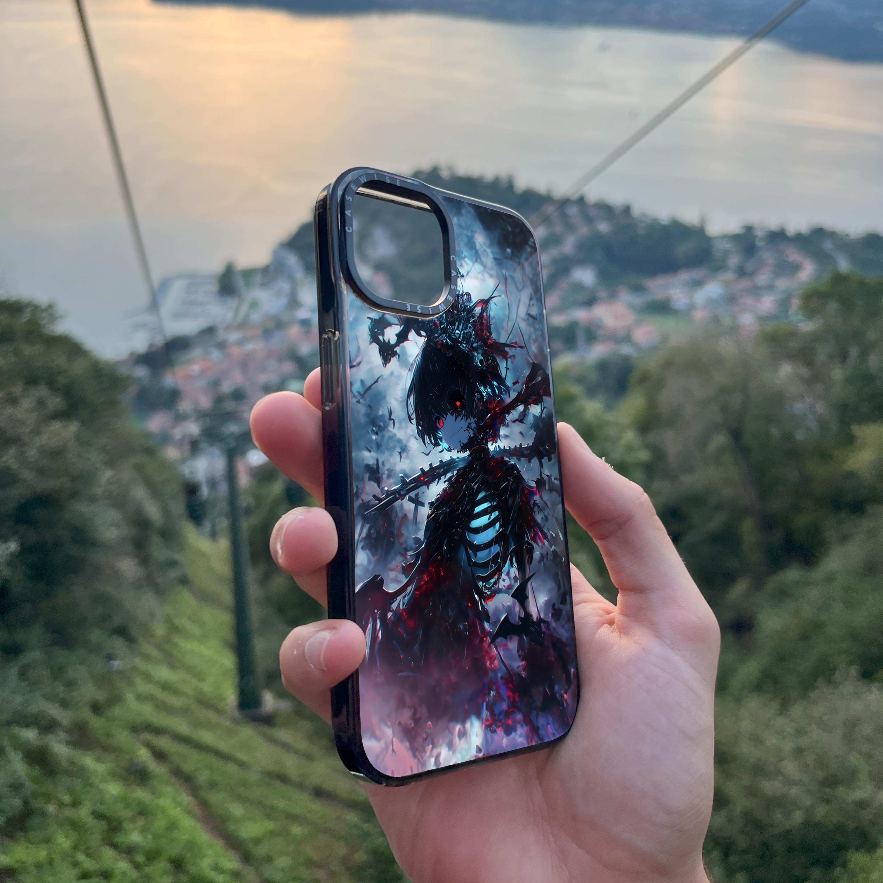 Gothic Skeleton Death - Etui