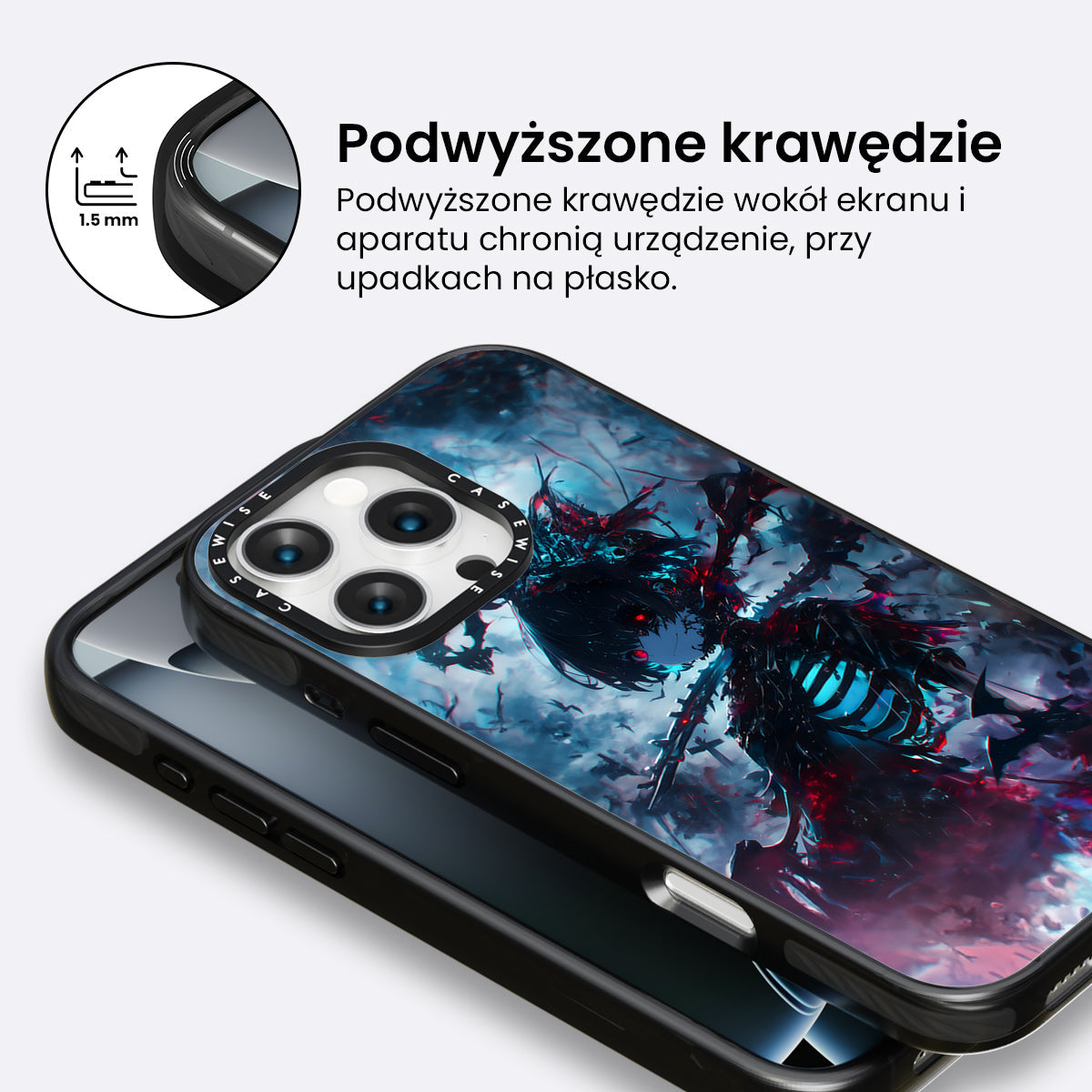 Gothic Skeleton Death - Etui