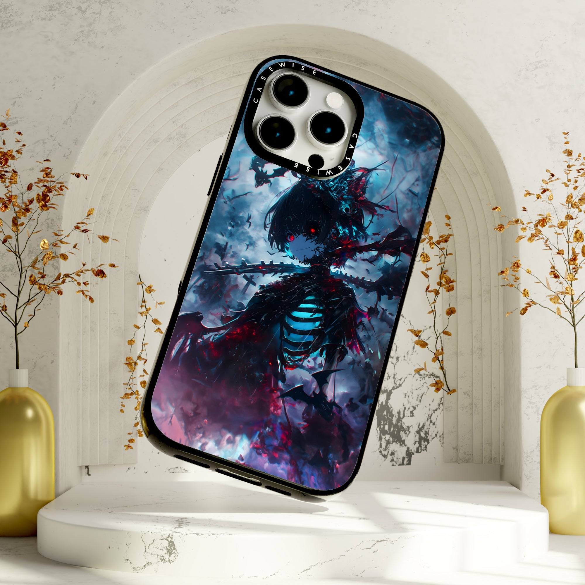 Gothic Skeleton Death - Etui