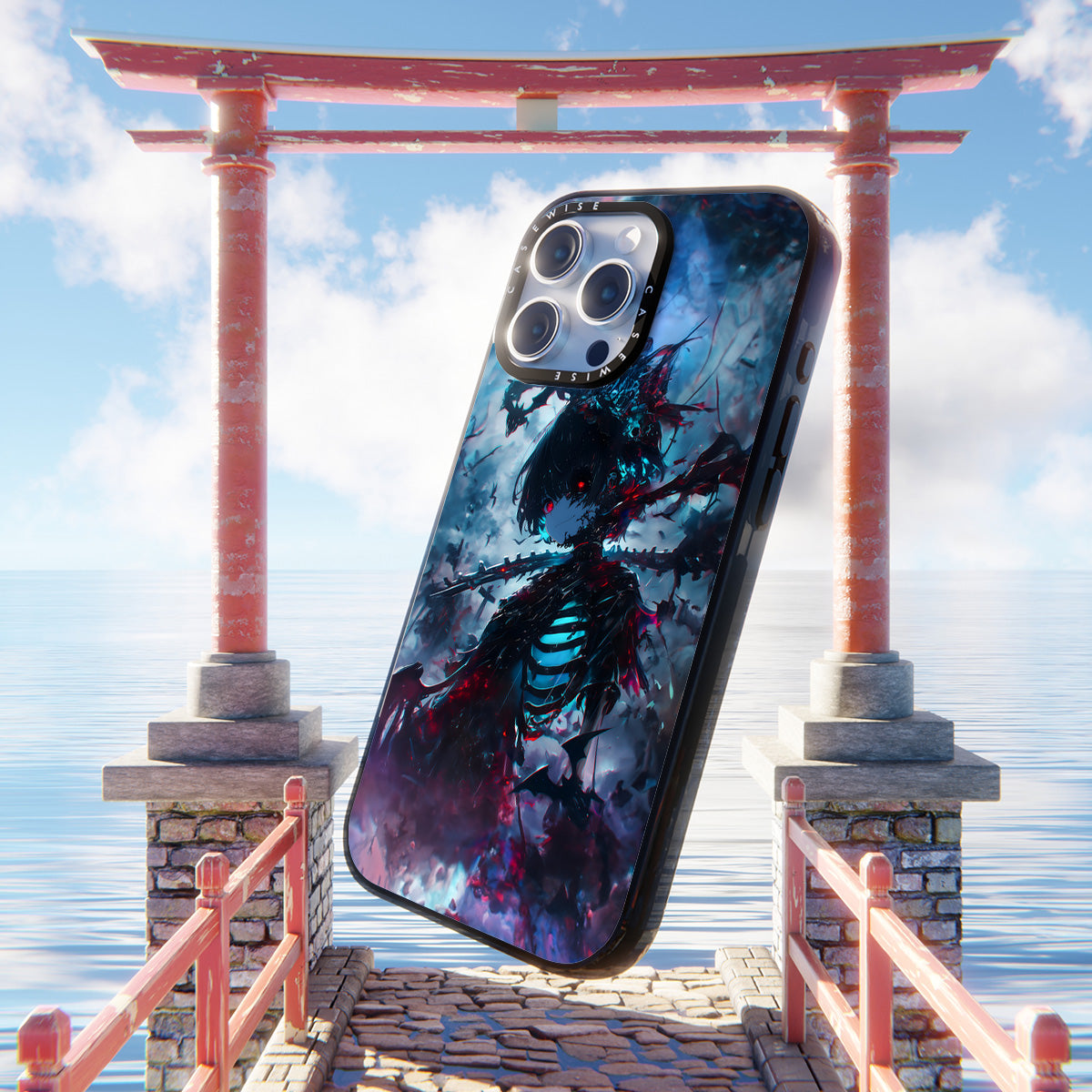 Gothic Skeleton Death - Etui