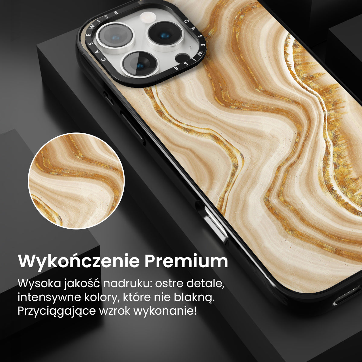 Golden Agate Texture 03 - Etui