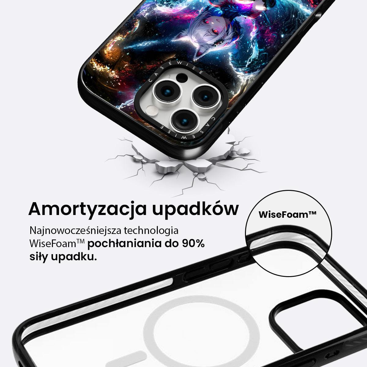 Galaxy White Girl - Etui