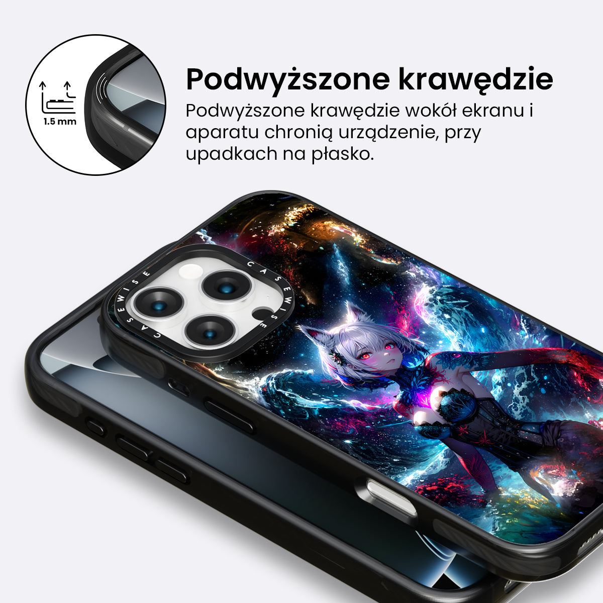 Galaxy White Girl - Etui