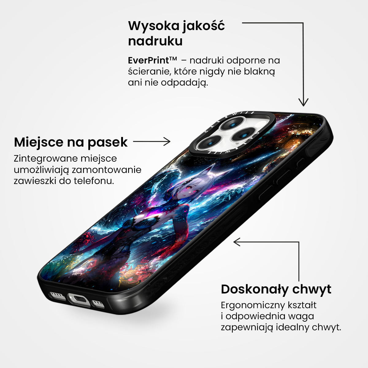 Galaxy White Girl - Etui