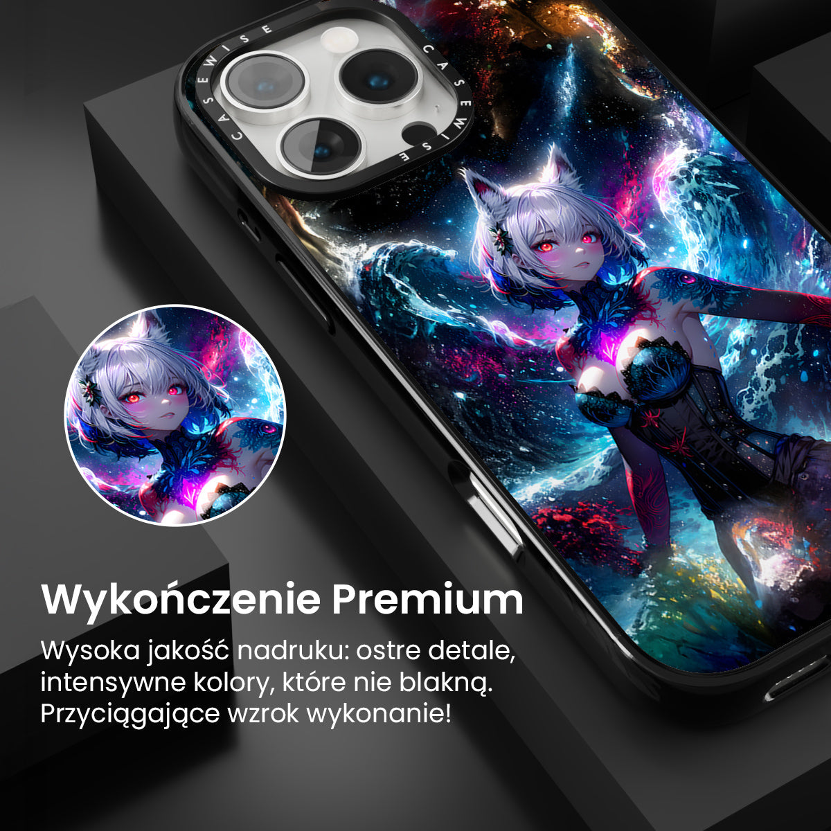 Galaxy White Girl - Etui