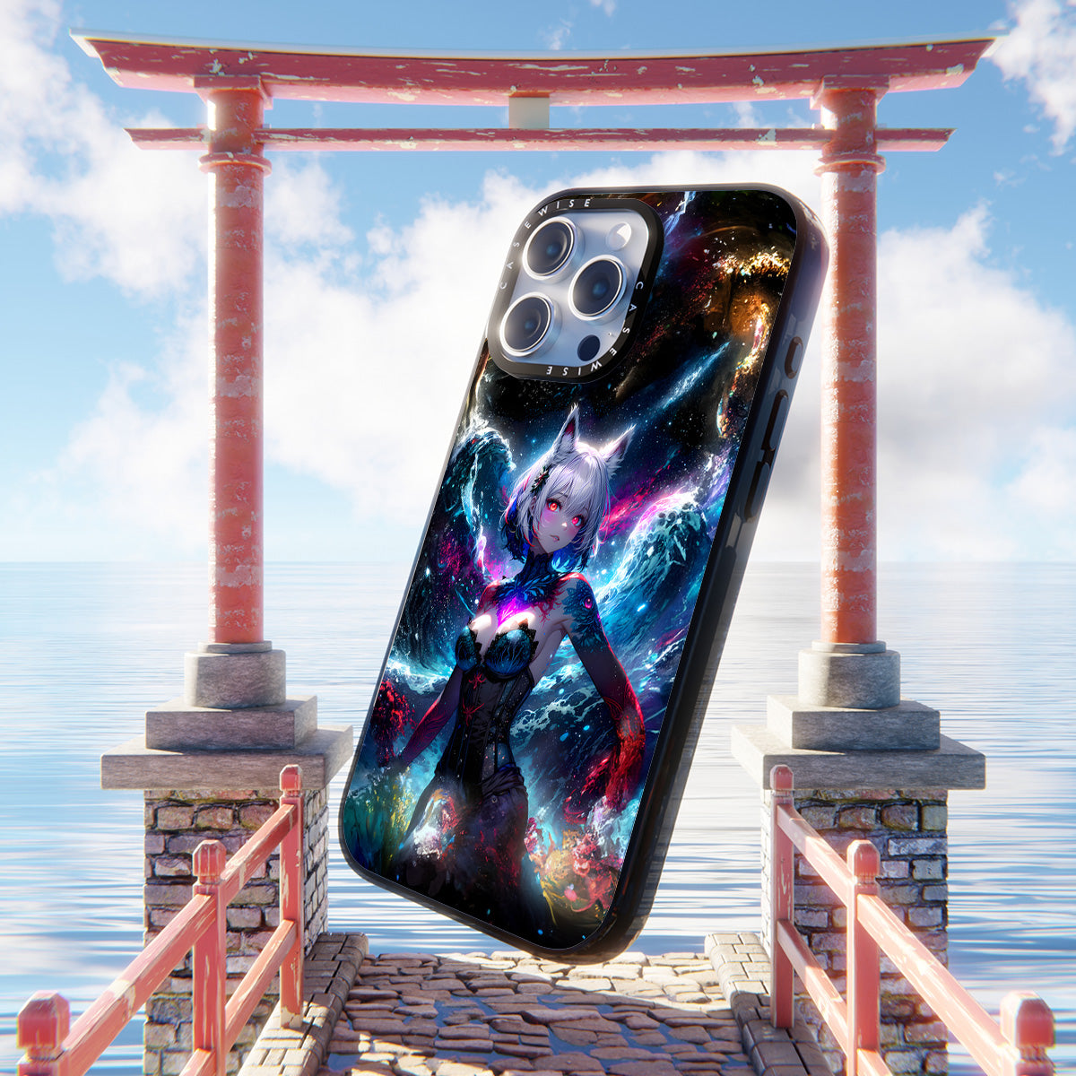 Galaxy White Girl - Etui