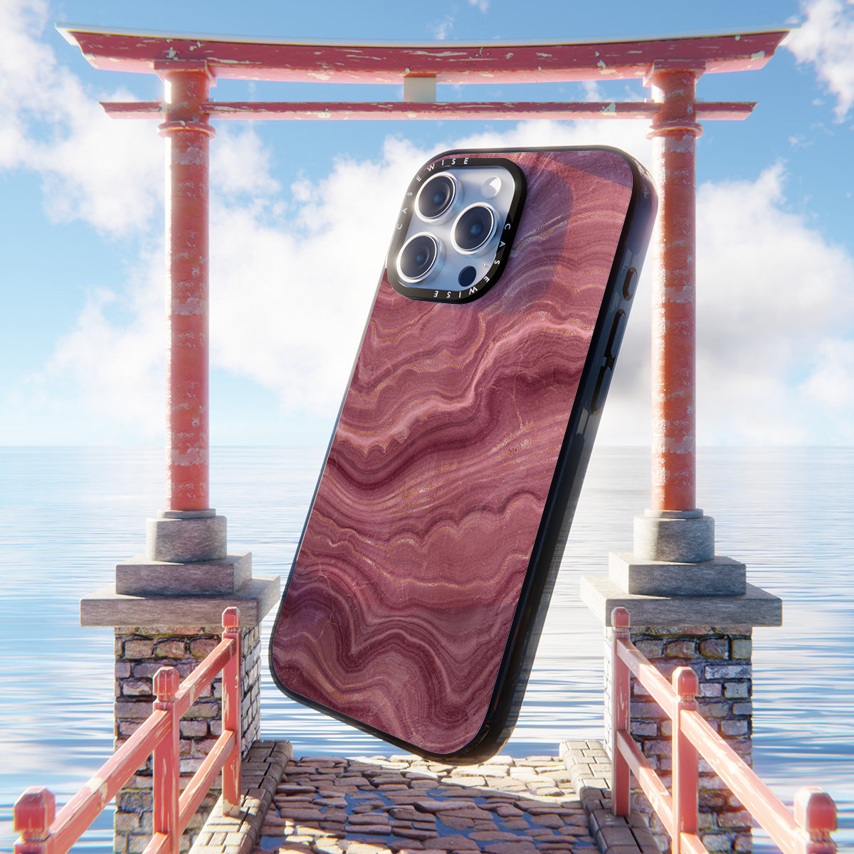 Pink Agate Texture 05 - Etui