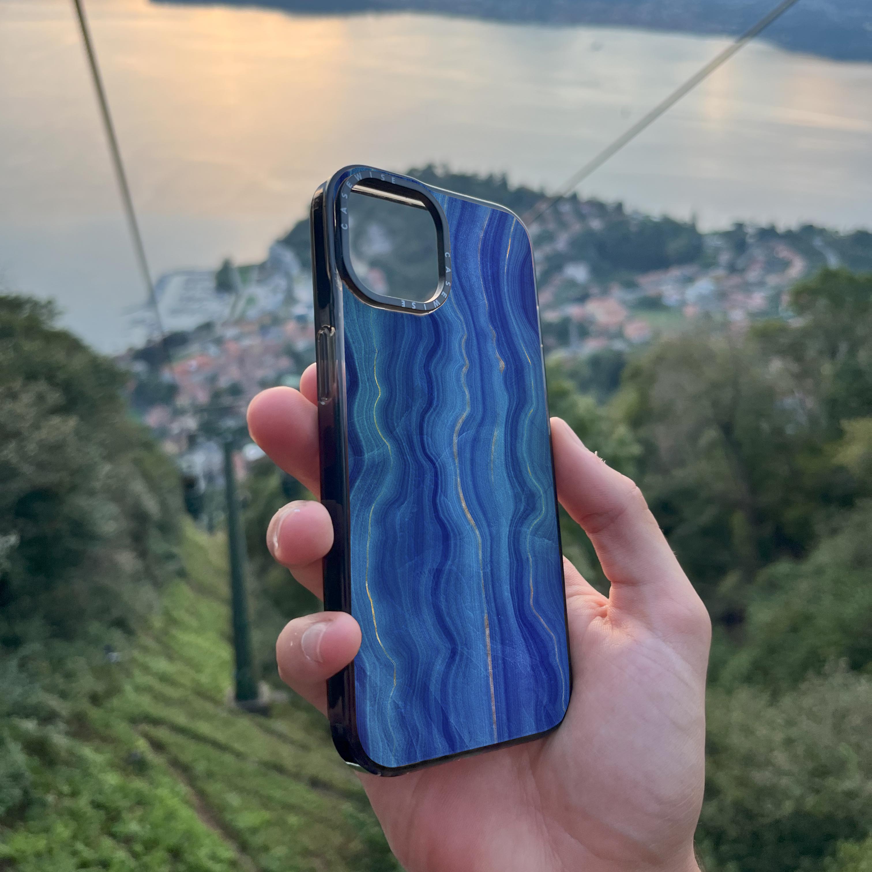 Blue Agate Texture 09 - Etui