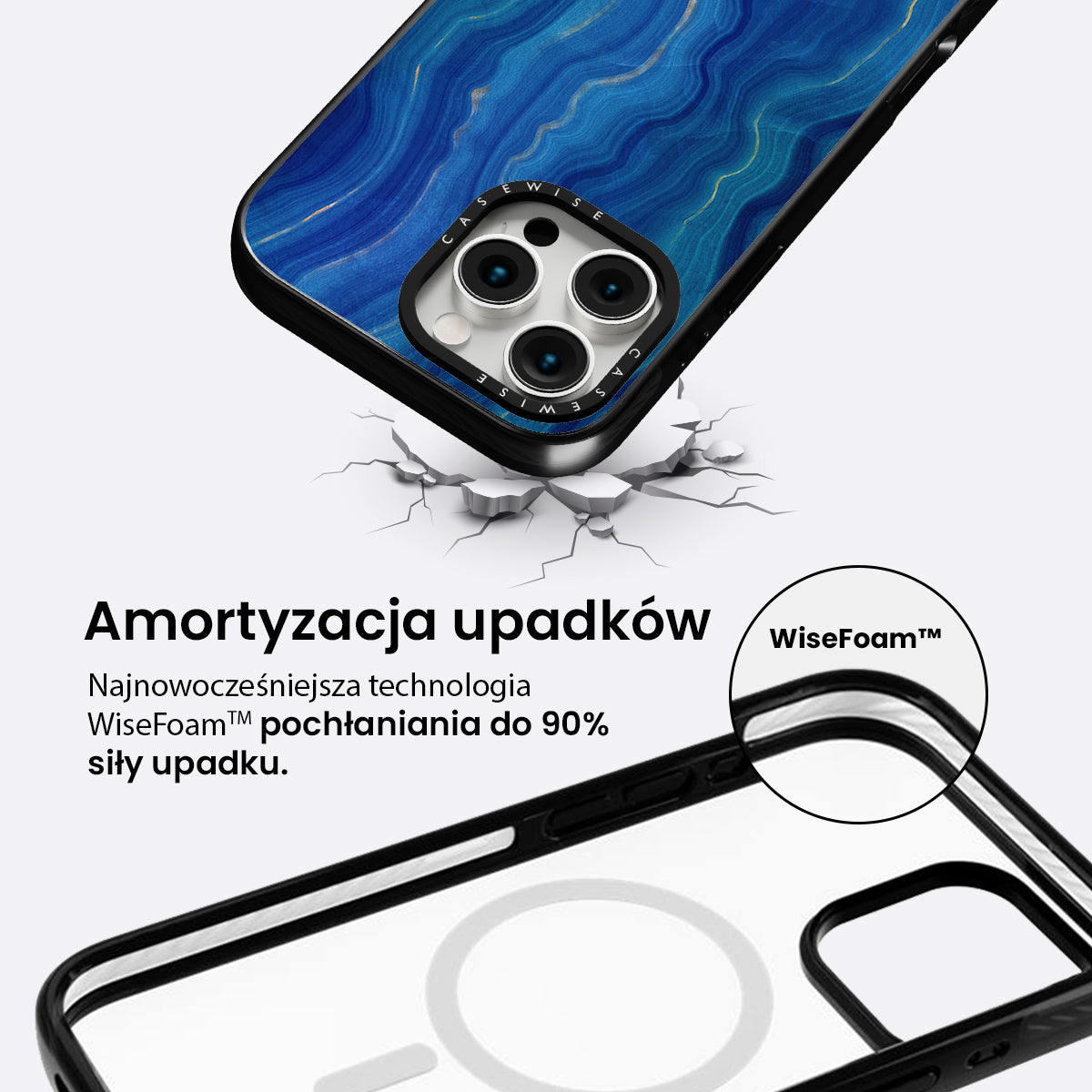 Blue Agate Texture 09 - Etui