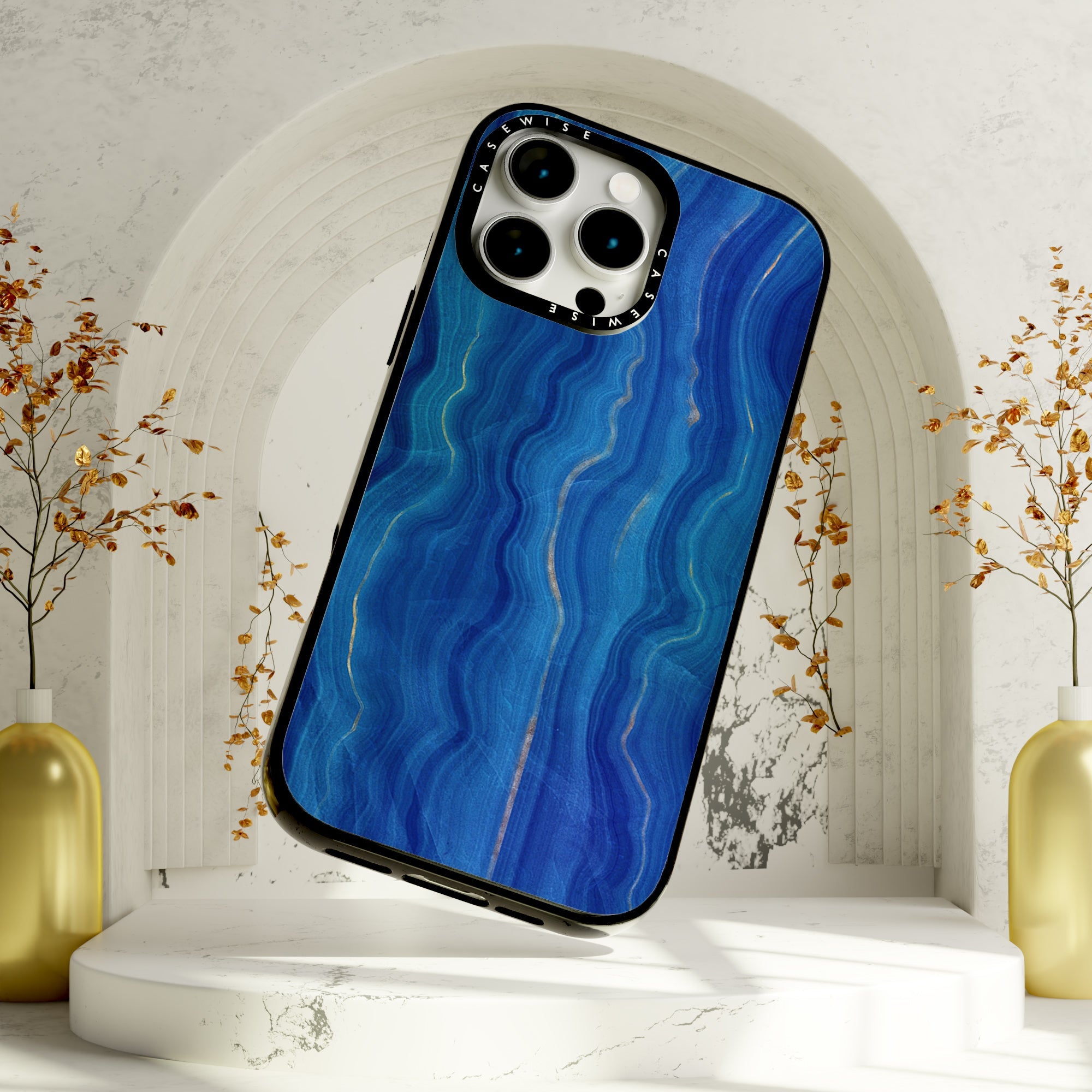 Blue Agate Texture 09 - Etui