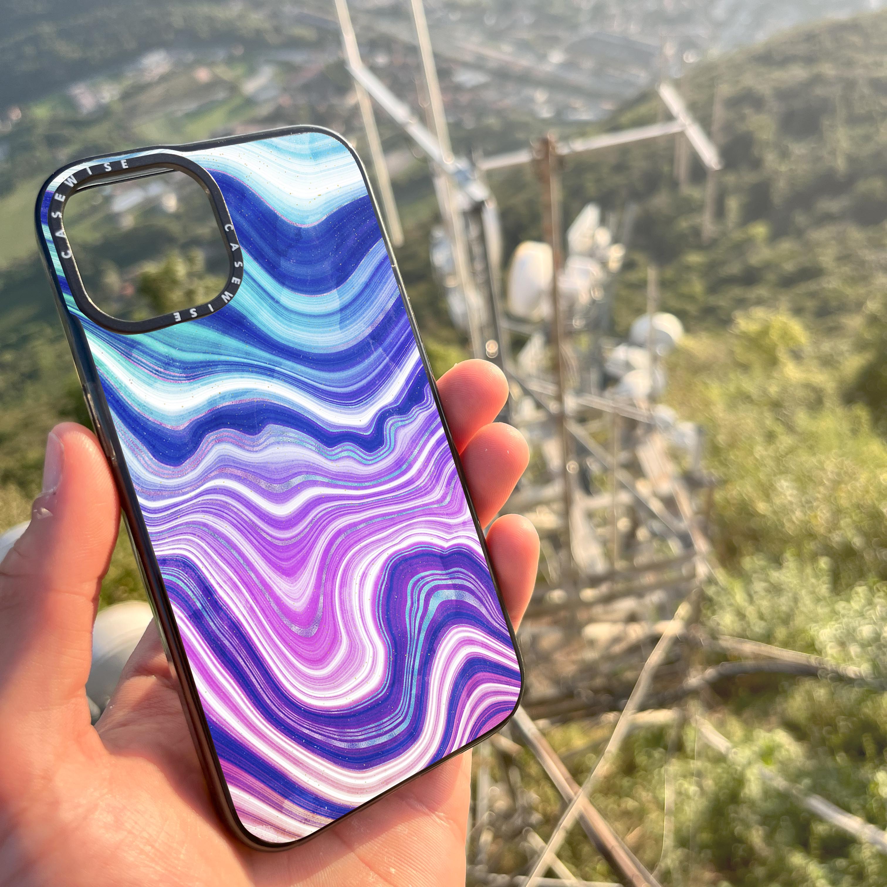 Neon Agate Texture 01 - Etui
