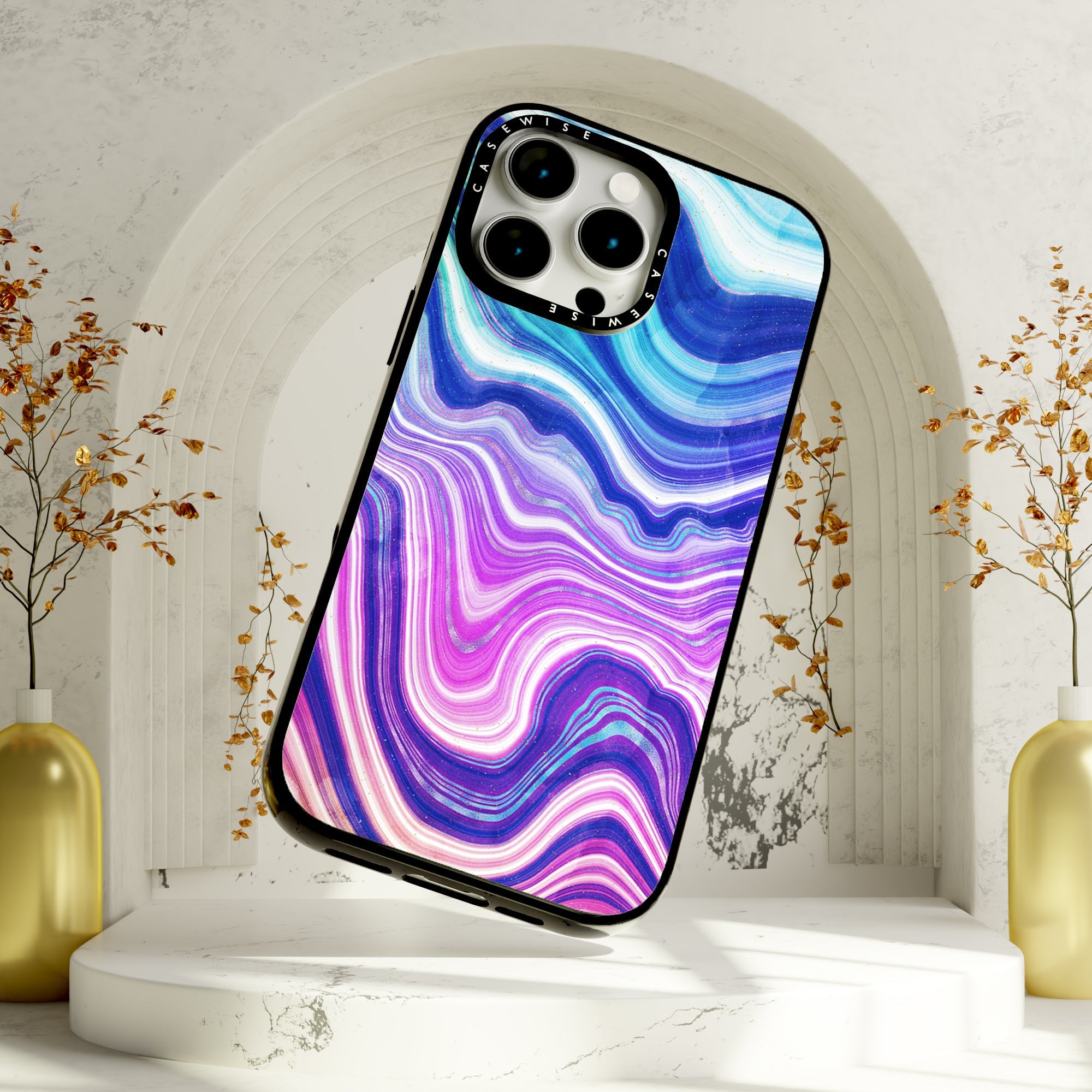 Neon Agate Texture 01 - Etui