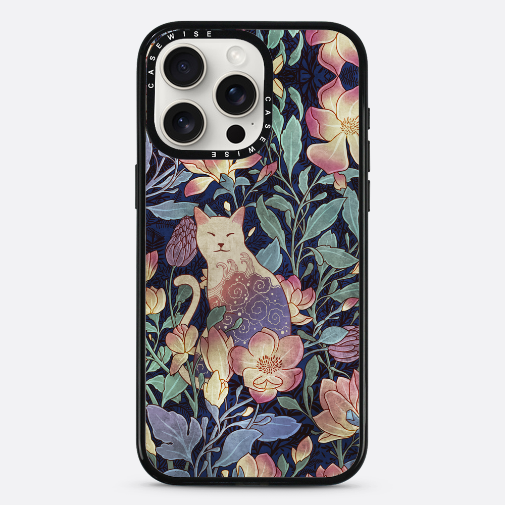 Cat and magnolia - Etui