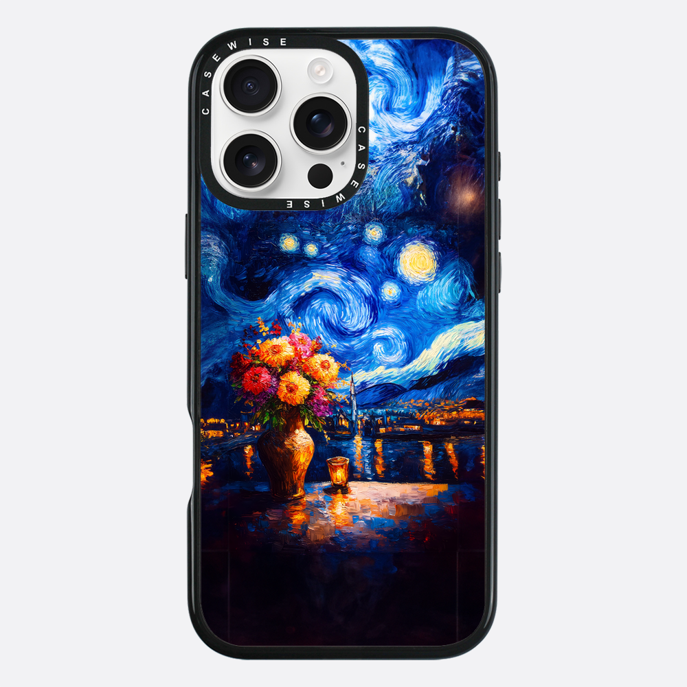Starry Night Floral - Etui