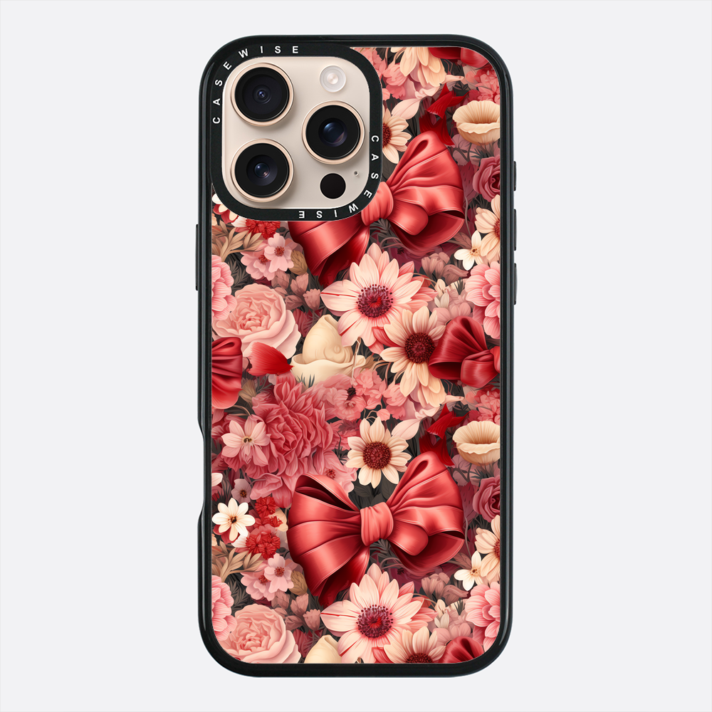 Czerwone Serca na Czerni - Etui