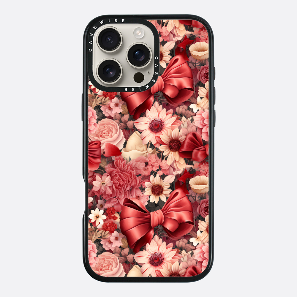 Czerwone Serca na Czerni - Etui