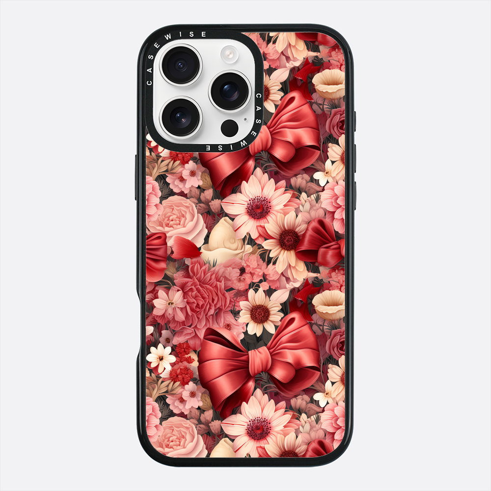Czerwone Serca na Czerni - Etui