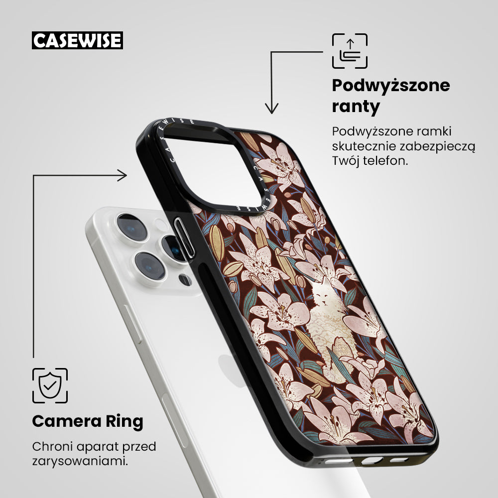 Cat and lilies - Etui