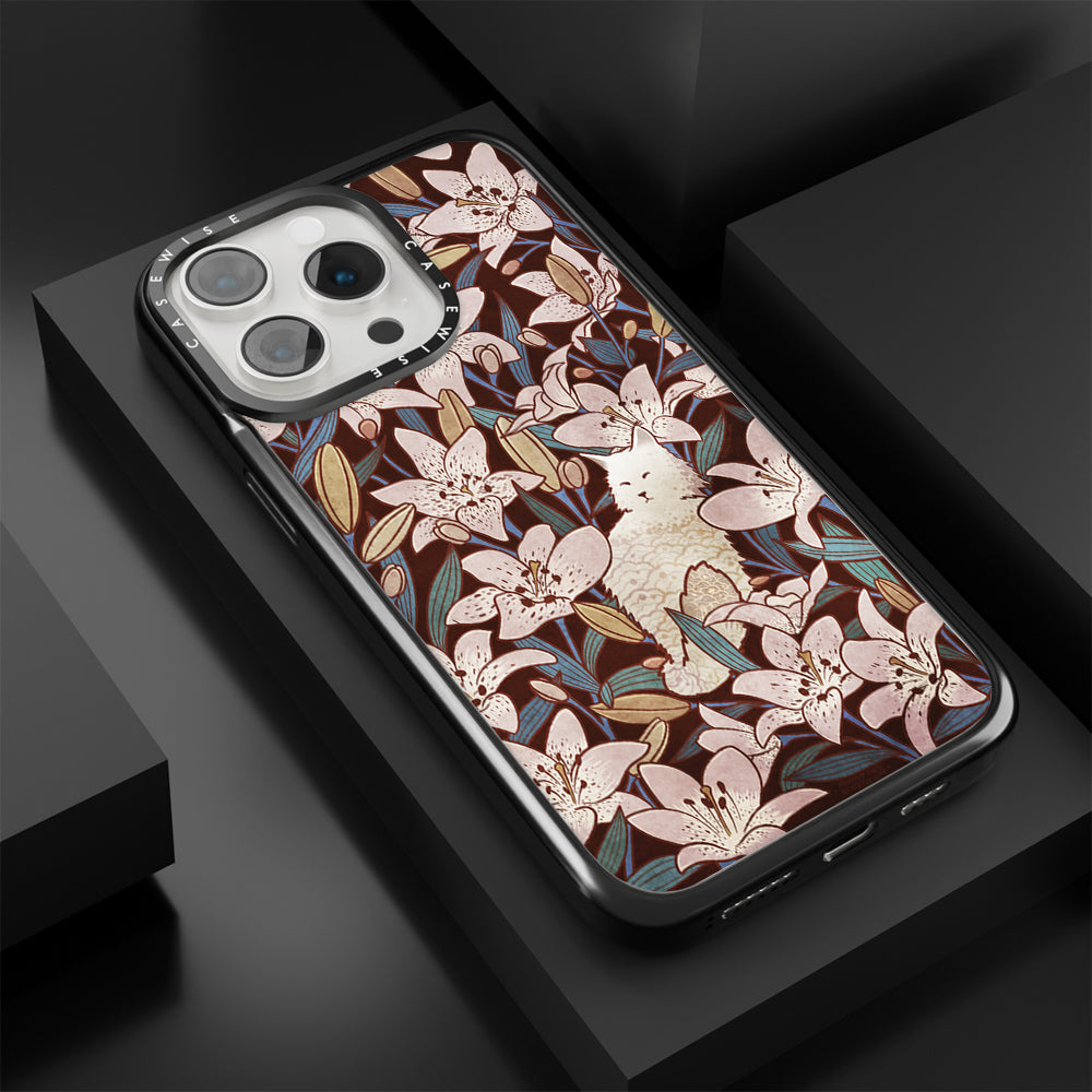 Cat and lilies - Etui