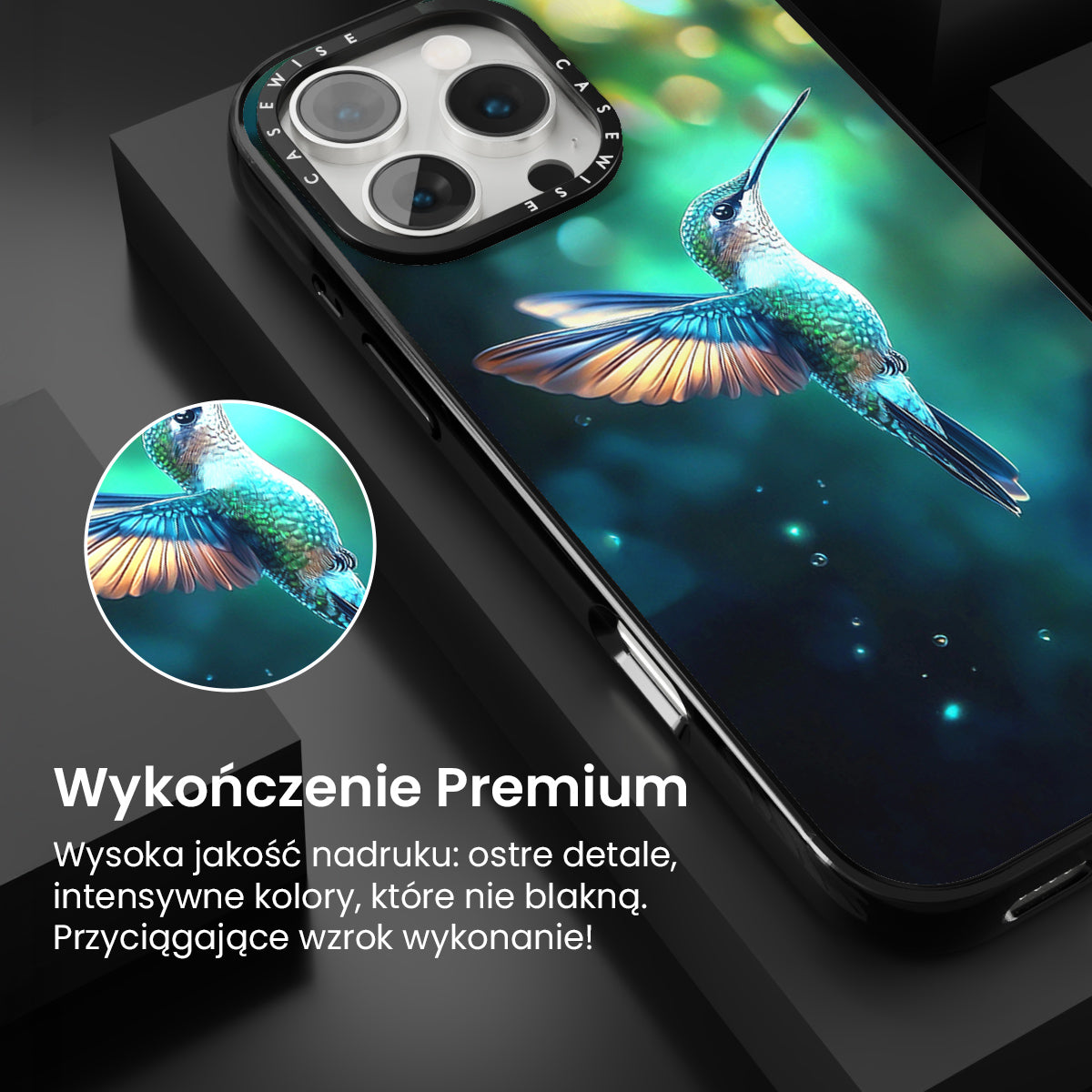 Petrol Flying Hummingbird - Etui