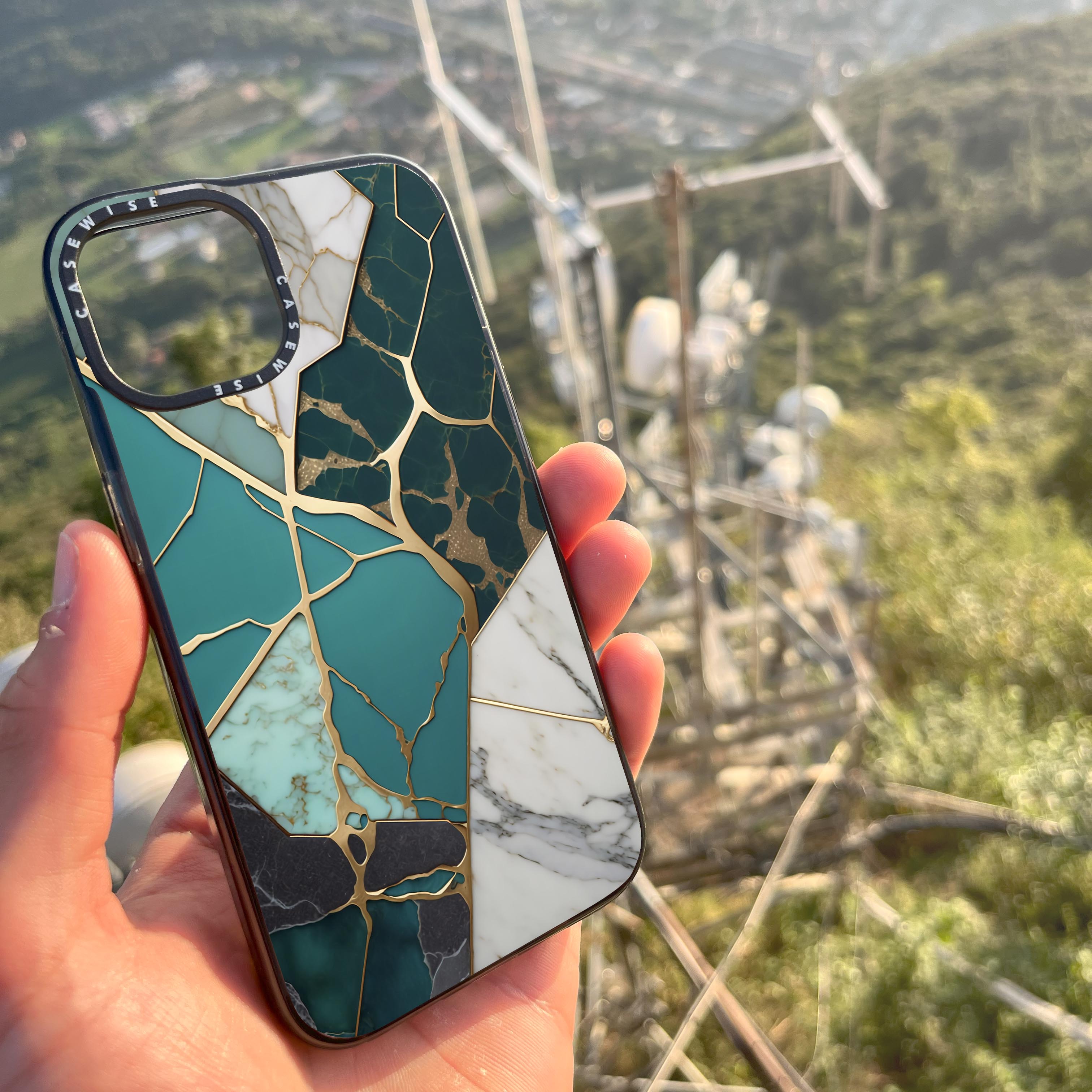 Abstract Jade Kintsugi - Etui