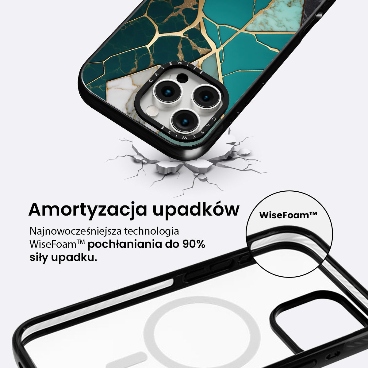 Abstract Jade Kintsugi - Etui