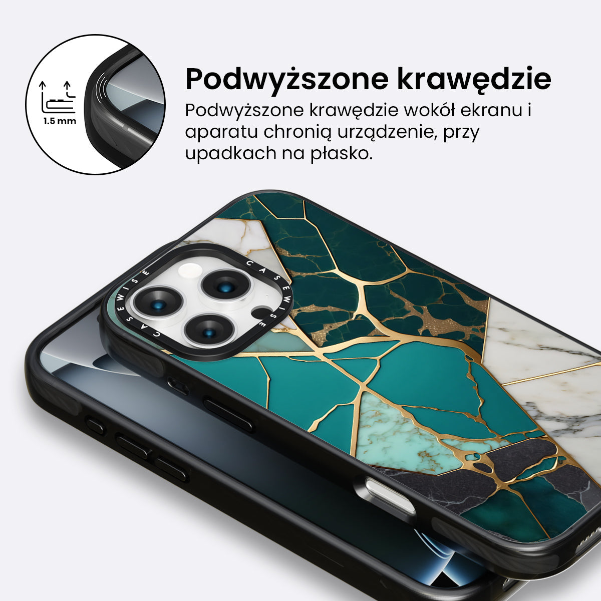 Abstract Jade Kintsugi - Etui