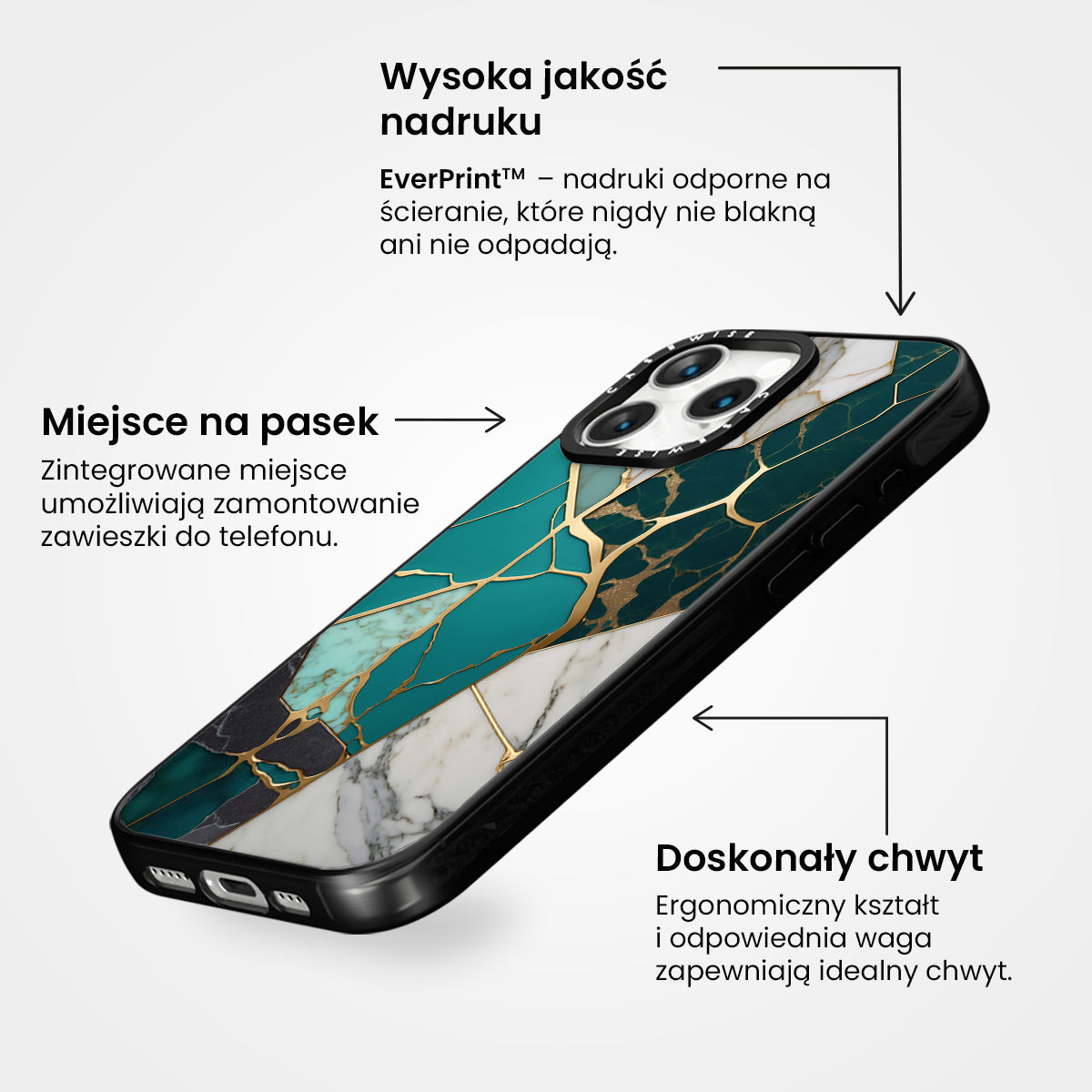 Abstract Jade Kintsugi - Etui