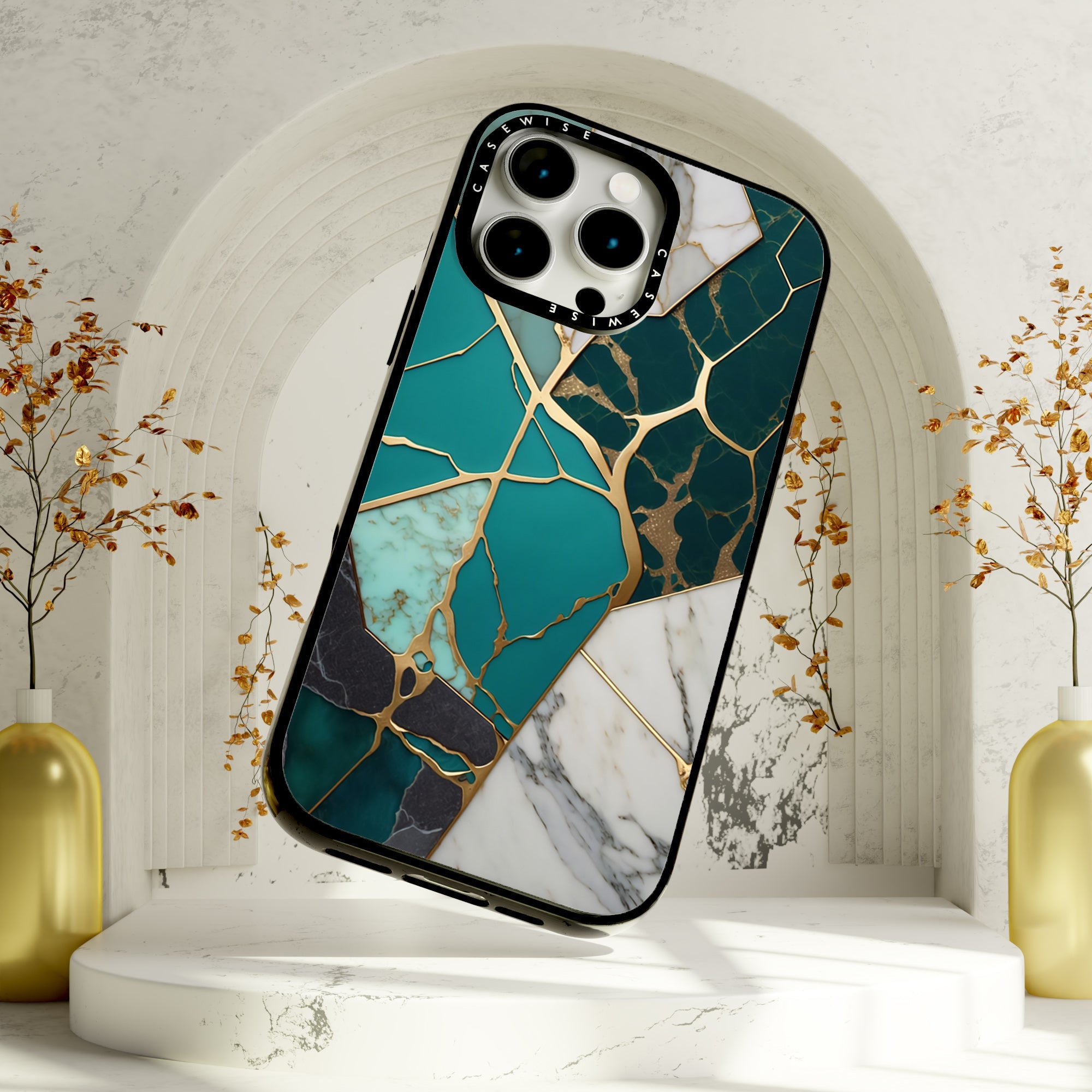 Abstract Jade Kintsugi - Etui