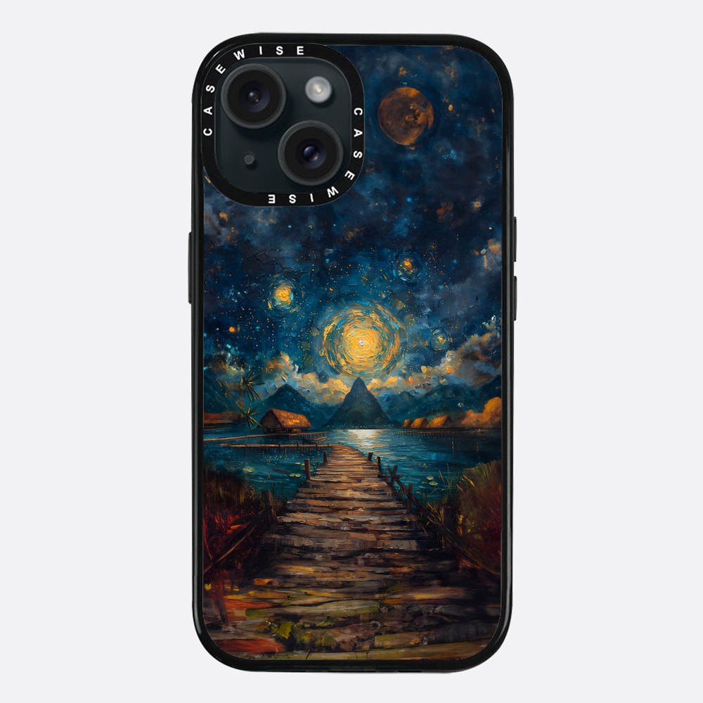 Coastal Pier Painting - Etui